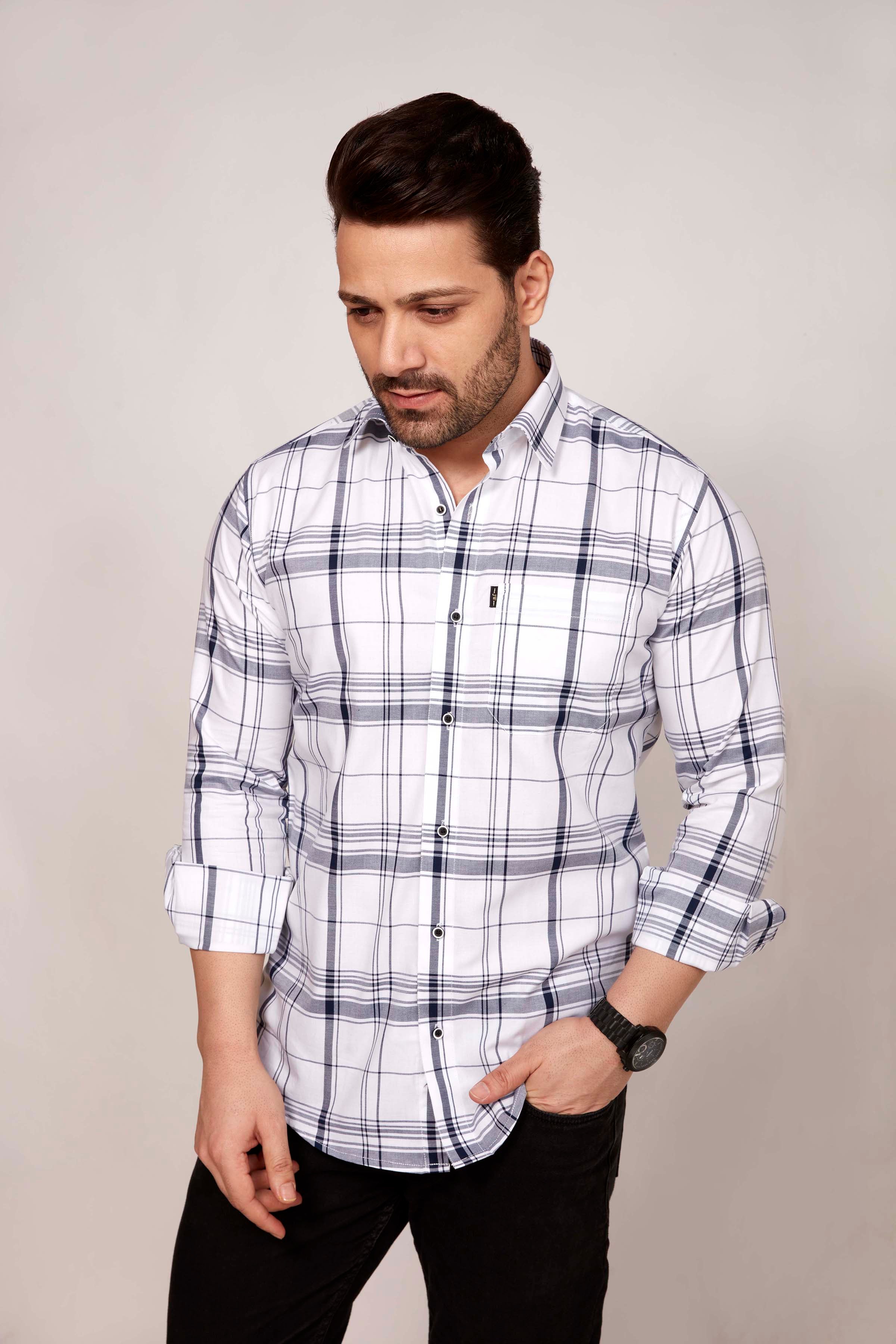 Newry - Checkered Slim fit shirt - John Watson