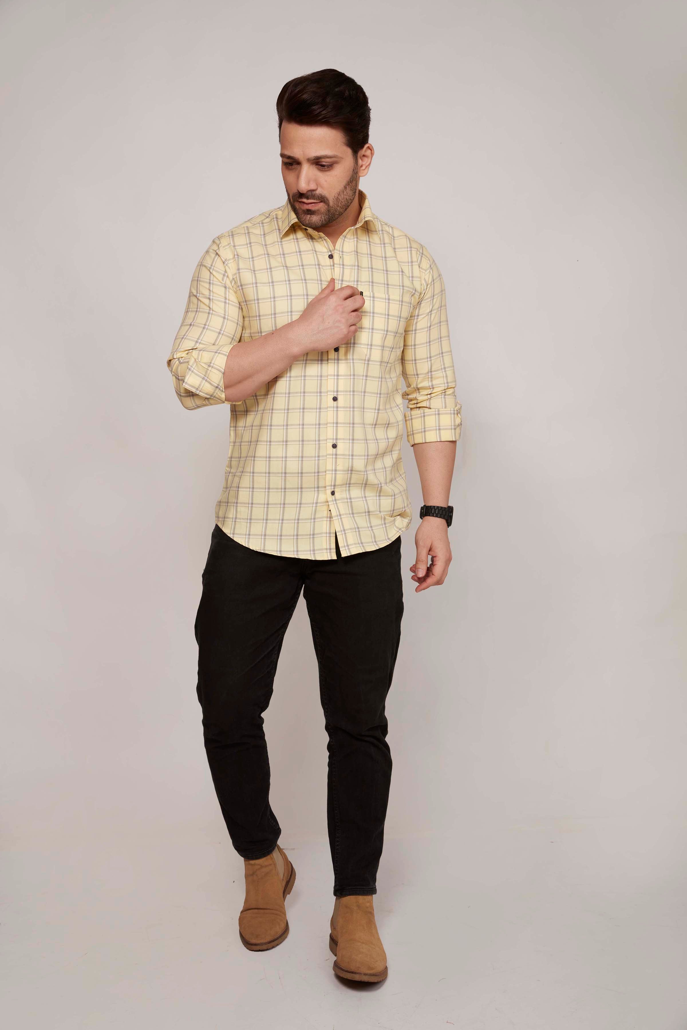 Lichfield - Checkered Slim fit shirt - John Watson