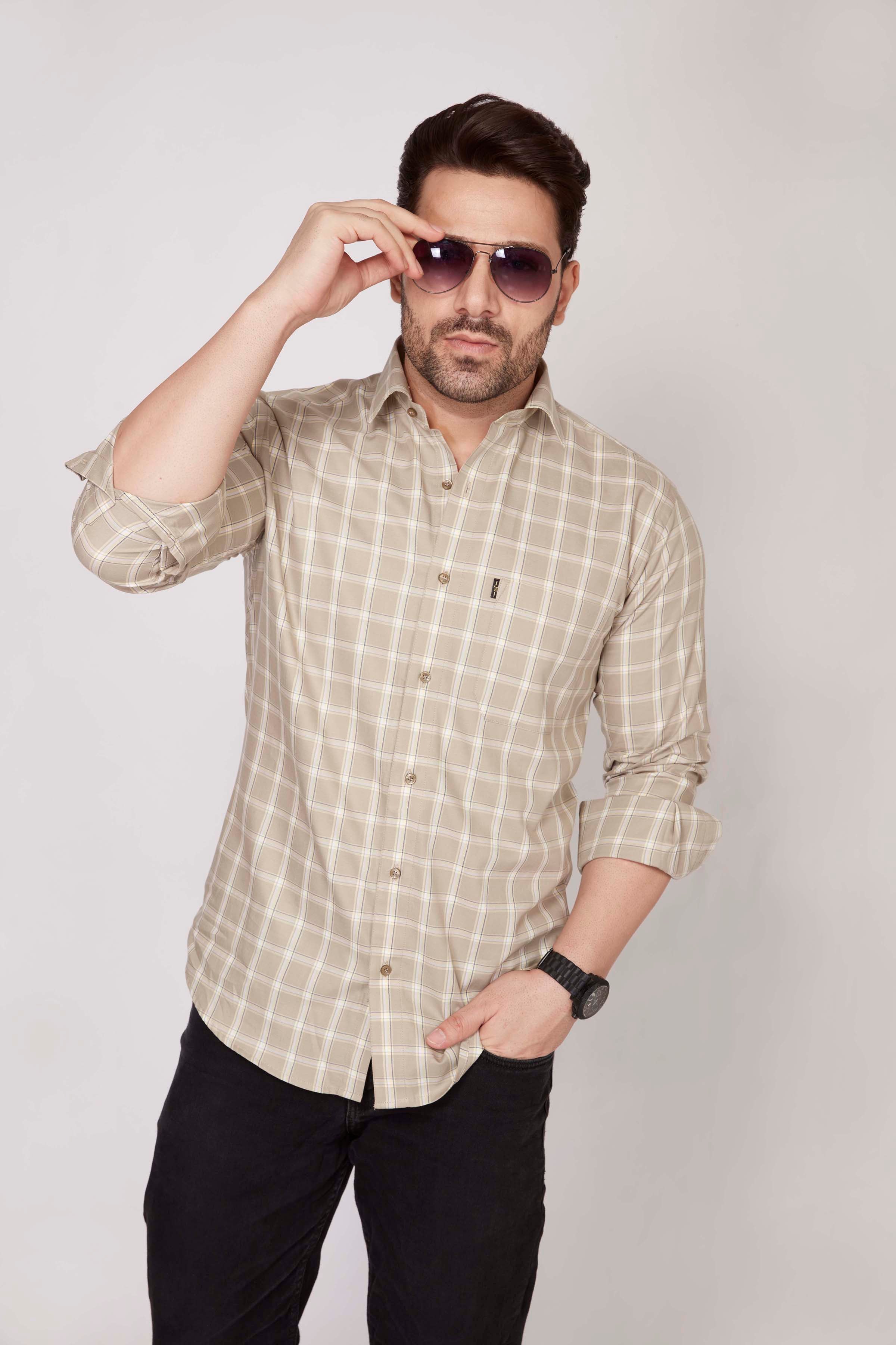 Chichester - Checkered Slim fit shirt - John Watson