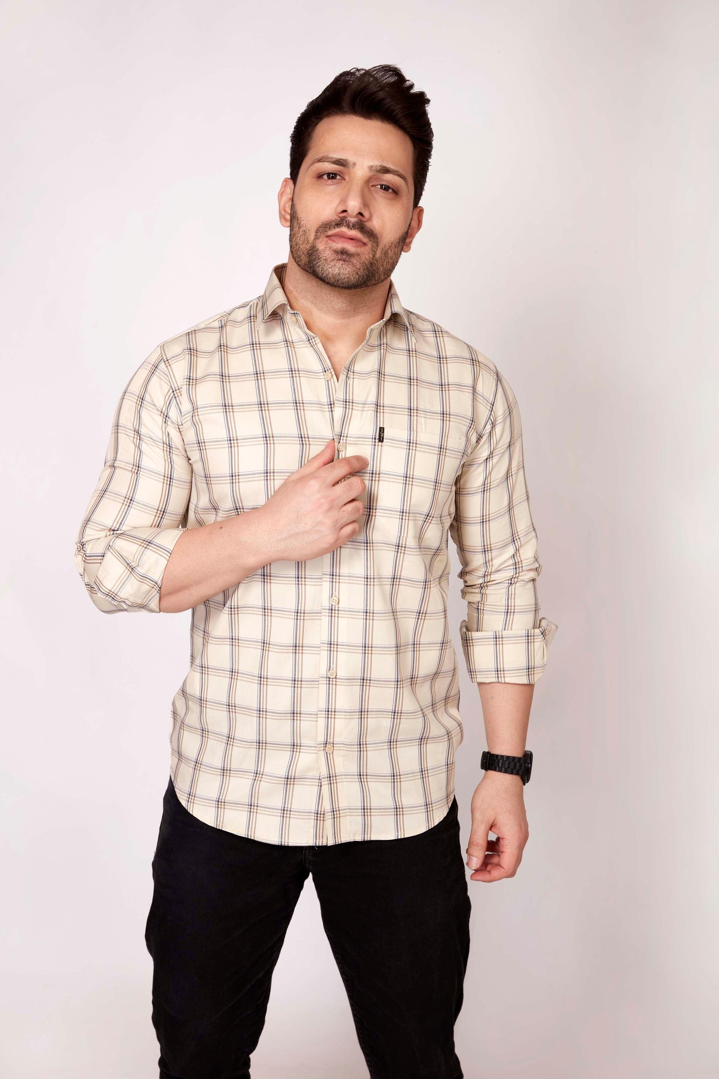 Aberdeen - Checkered Slim fit shirt - John Watson