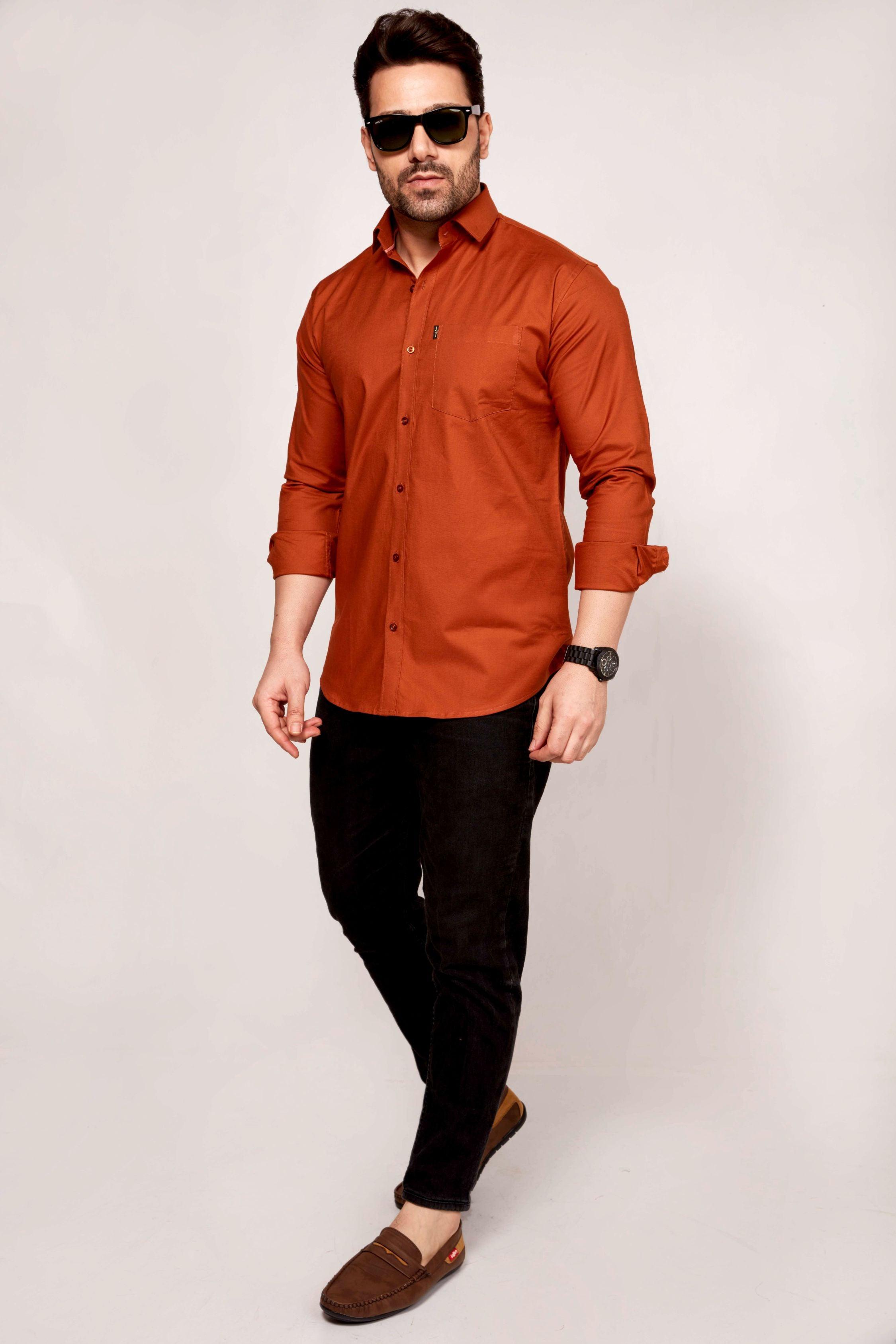 Cassidy Tan - Oxford Slim fit shirt - John Watson