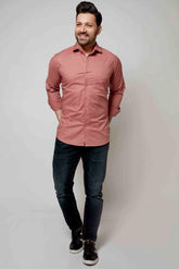 Wayfarer's Pink - Oxford slim fit shirt - John Watson