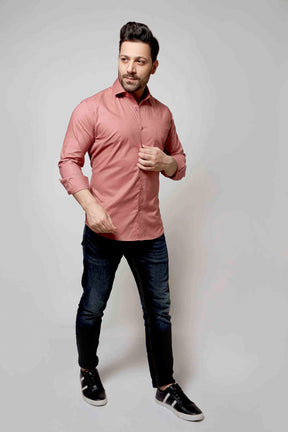 Wayfarer's Pink - Oxford slim fit shirt - John Watson