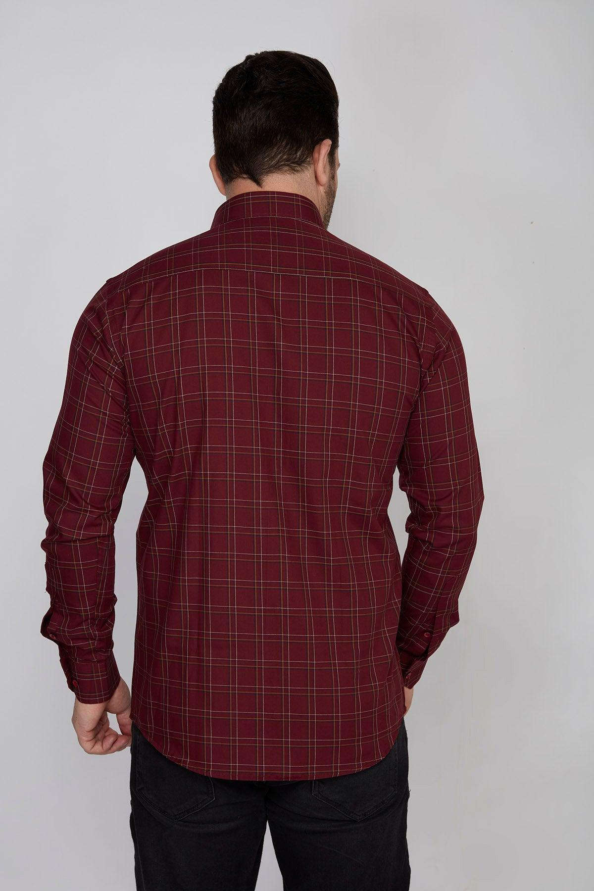 Bangor - Checkered slim fit shirt - John Watson