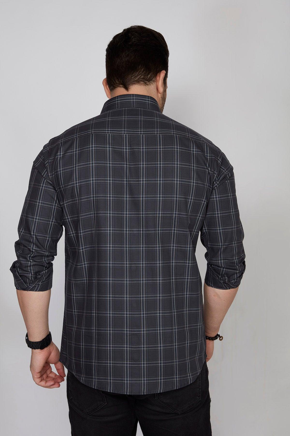 Canterbury - Checkered slim fit shirt - John Watson