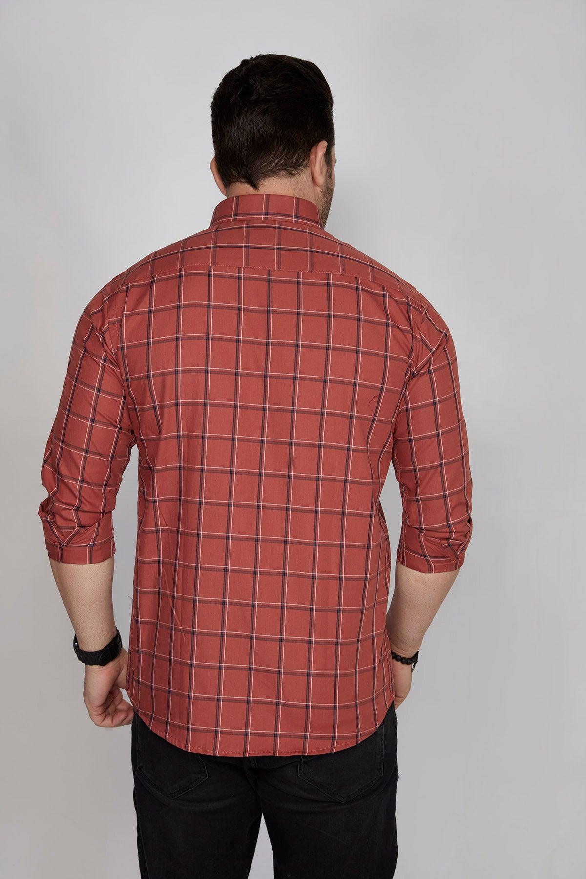 Carlisle - Checkered slim fit shirt - John Watson