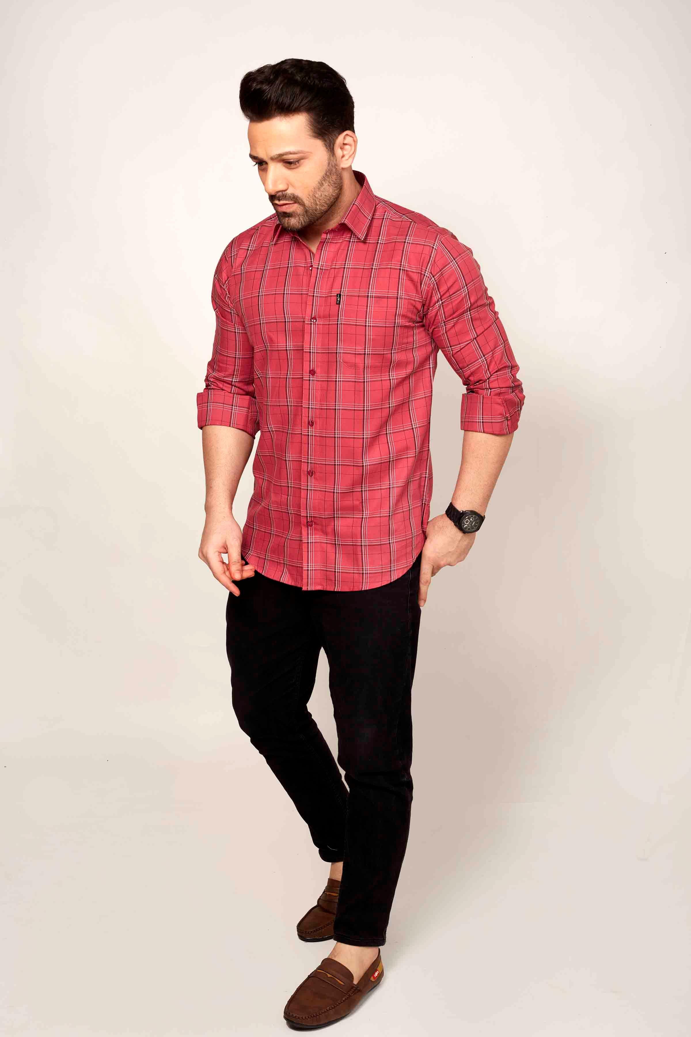 Bridgend - Checkered Slim fit shirt - John Watson