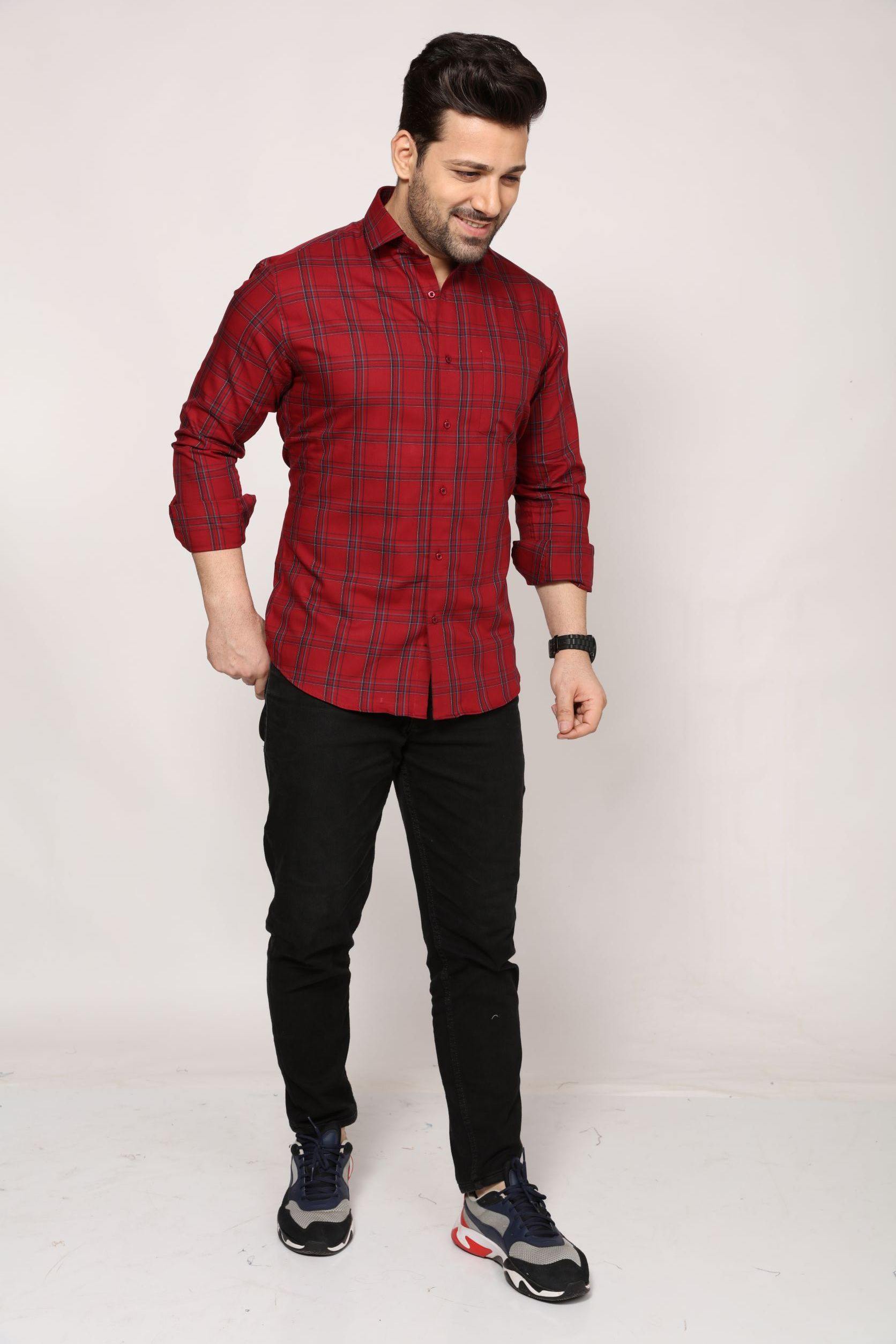 Belfast - Checkered slim Fit shirt - John Watson