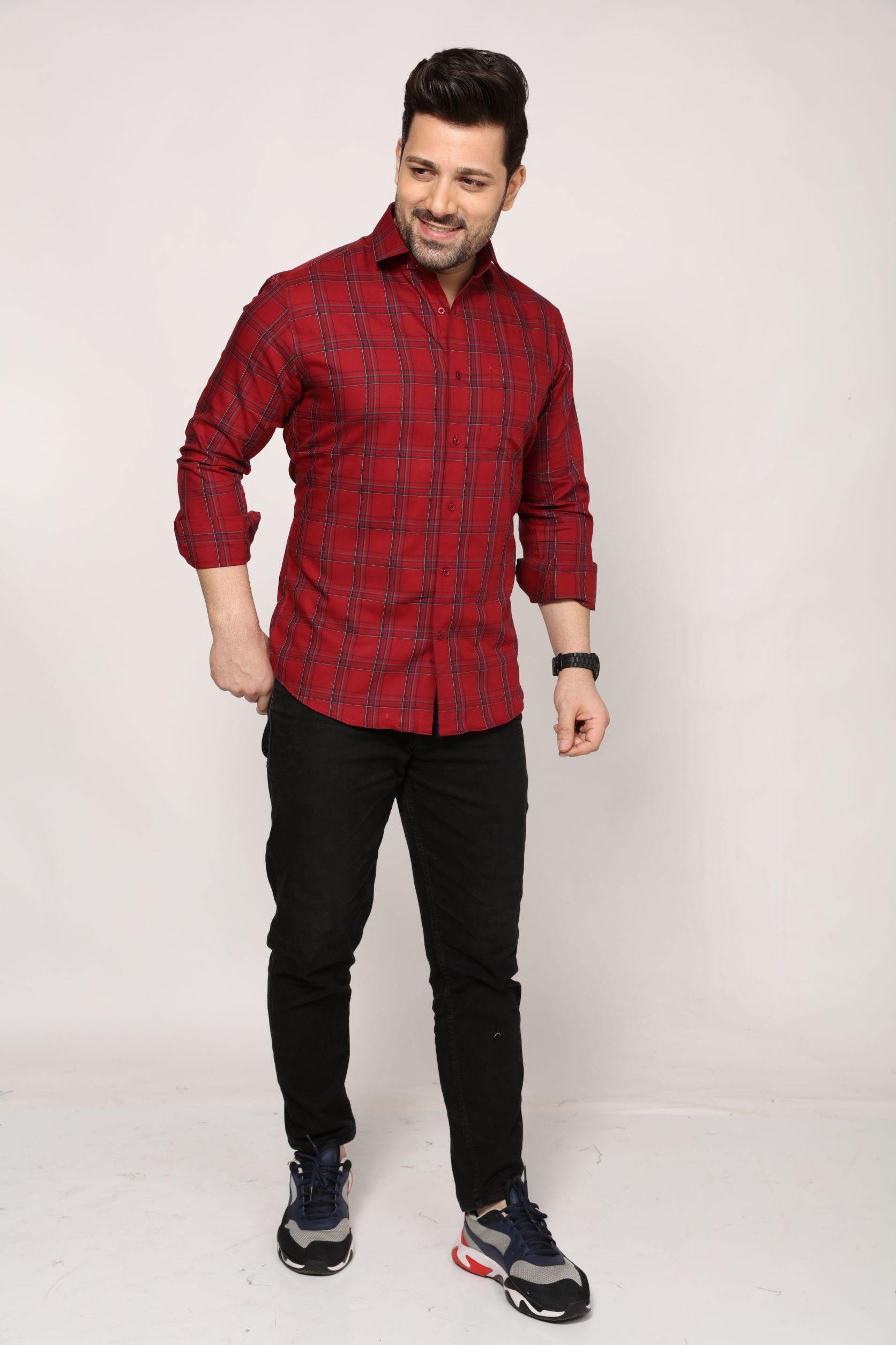 Belfast - Checkered slim Fit shirt - John Watson