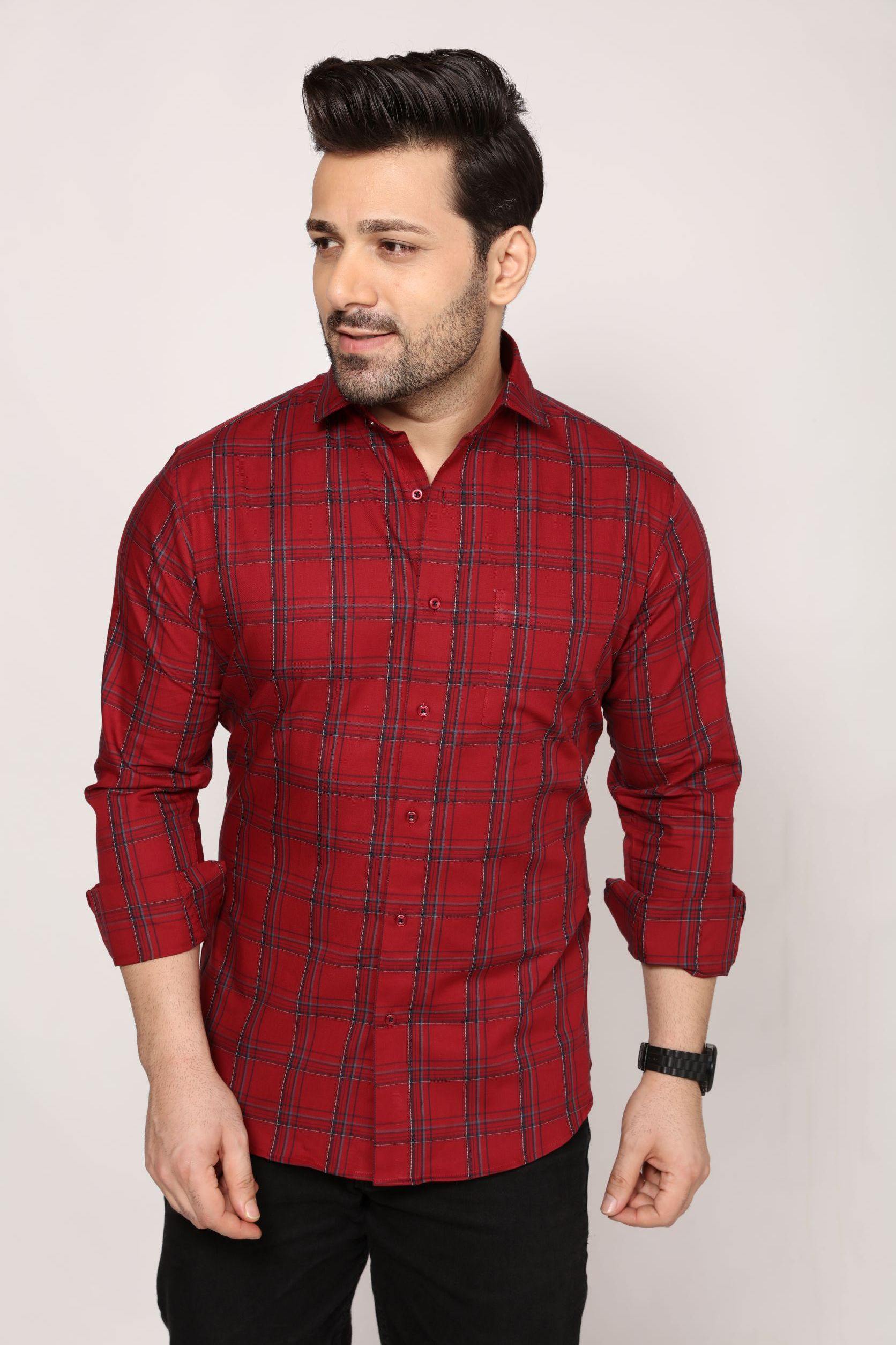 Belfast - Checkered slim Fit shirt - John Watson