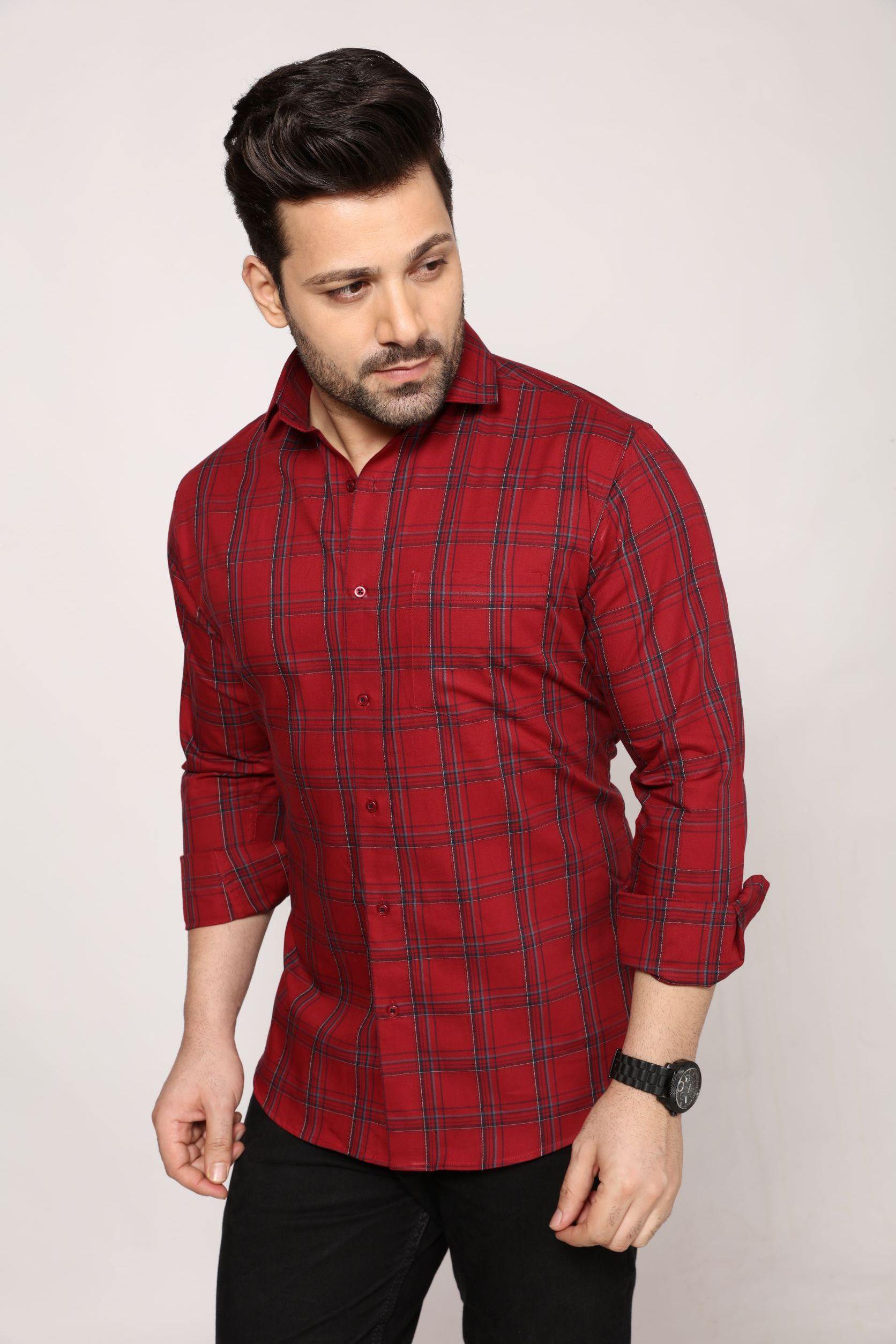 Belfast - Checkered slim Fit shirt - John Watson