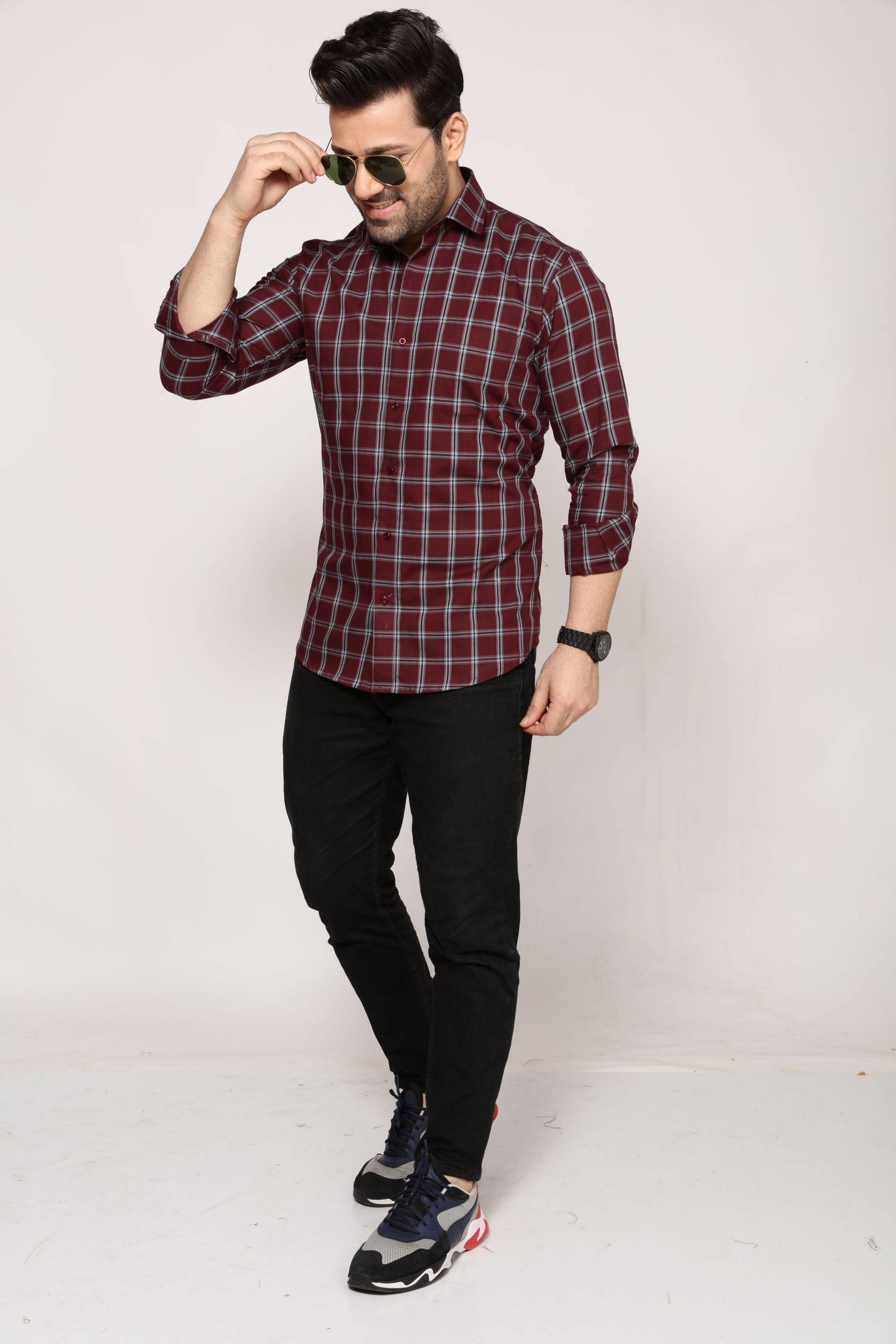 Brighton - Checkered Slim fit shirt - John Watson