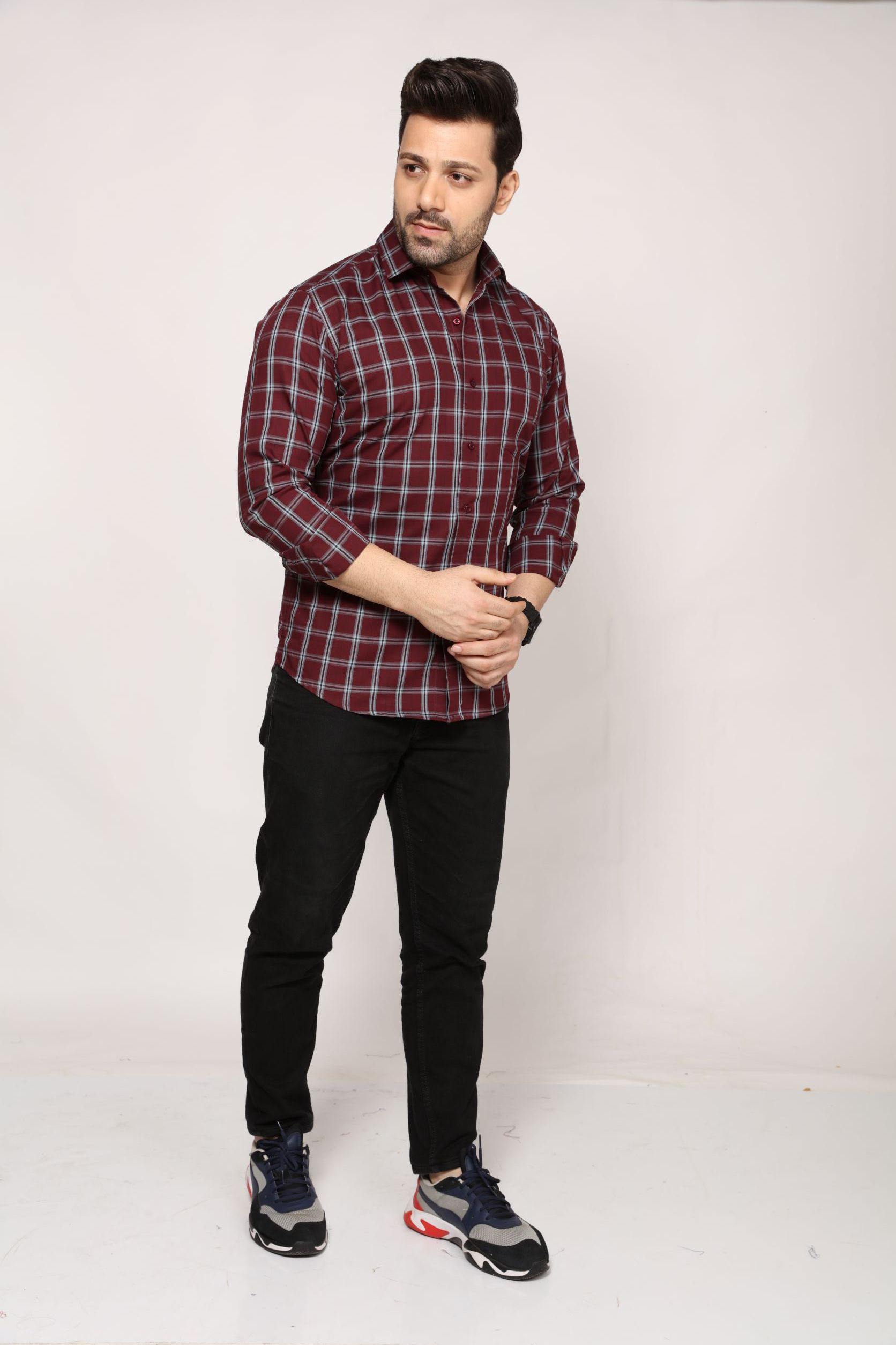 Brighton - Checkered Slim fit shirt - John Watson