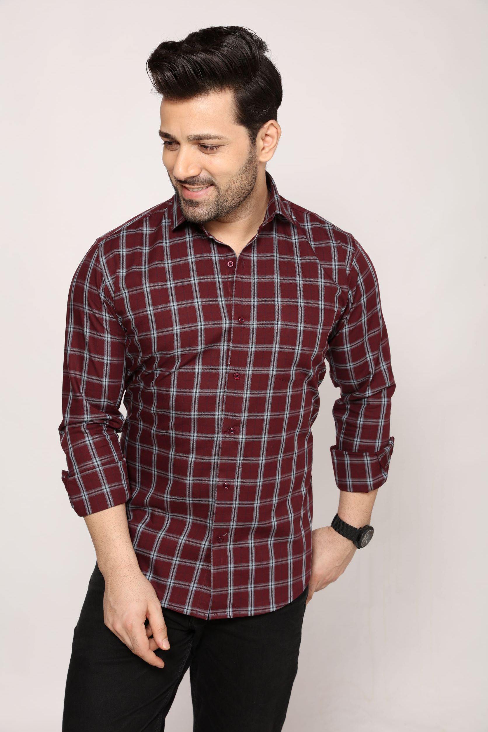 Brighton - Checkered Slim fit shirt - John Watson