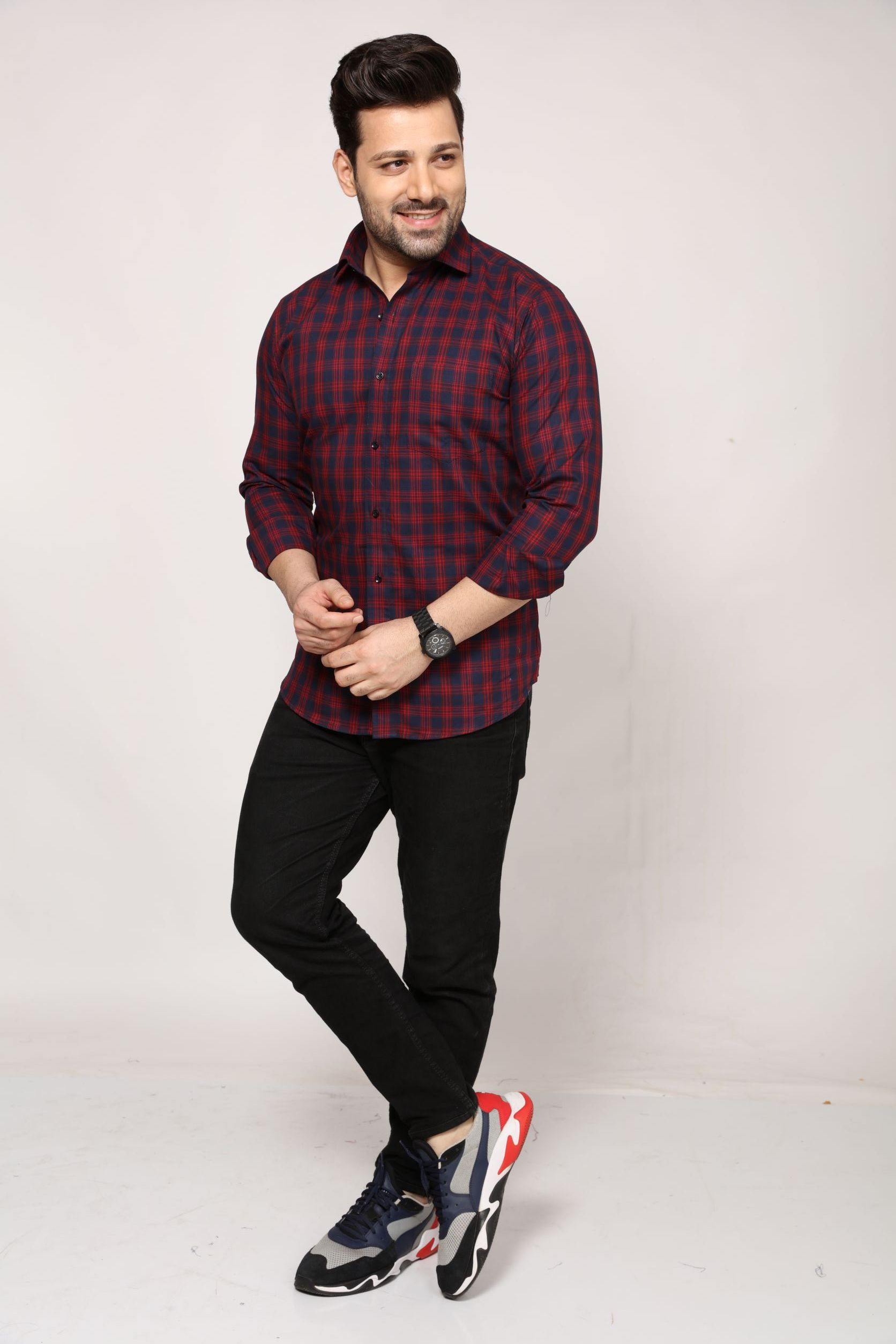 Bradford - checkered Slim fit shirt - John Watson