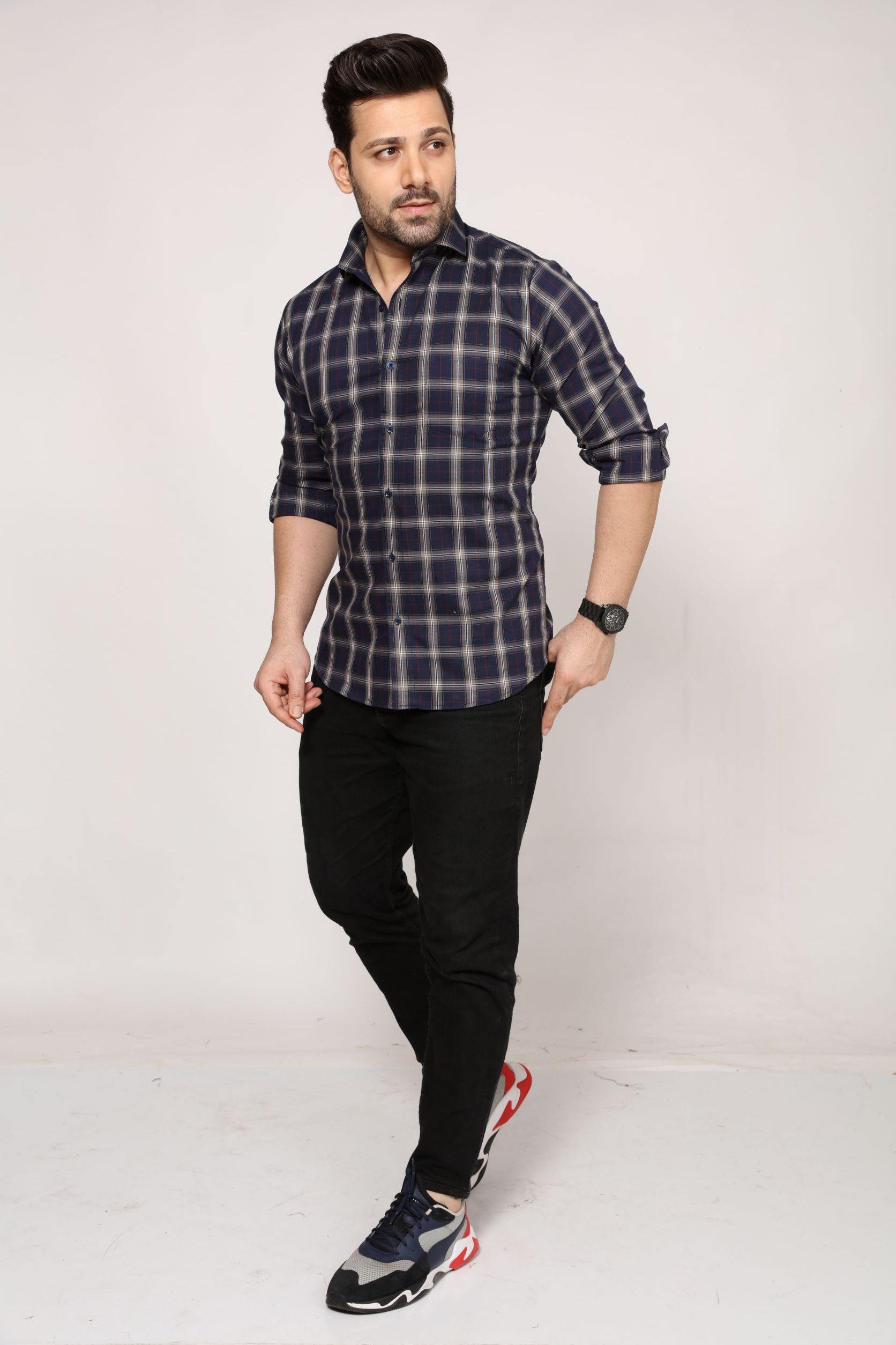 Chester - Checkered Slim fit Shirt - John Watson