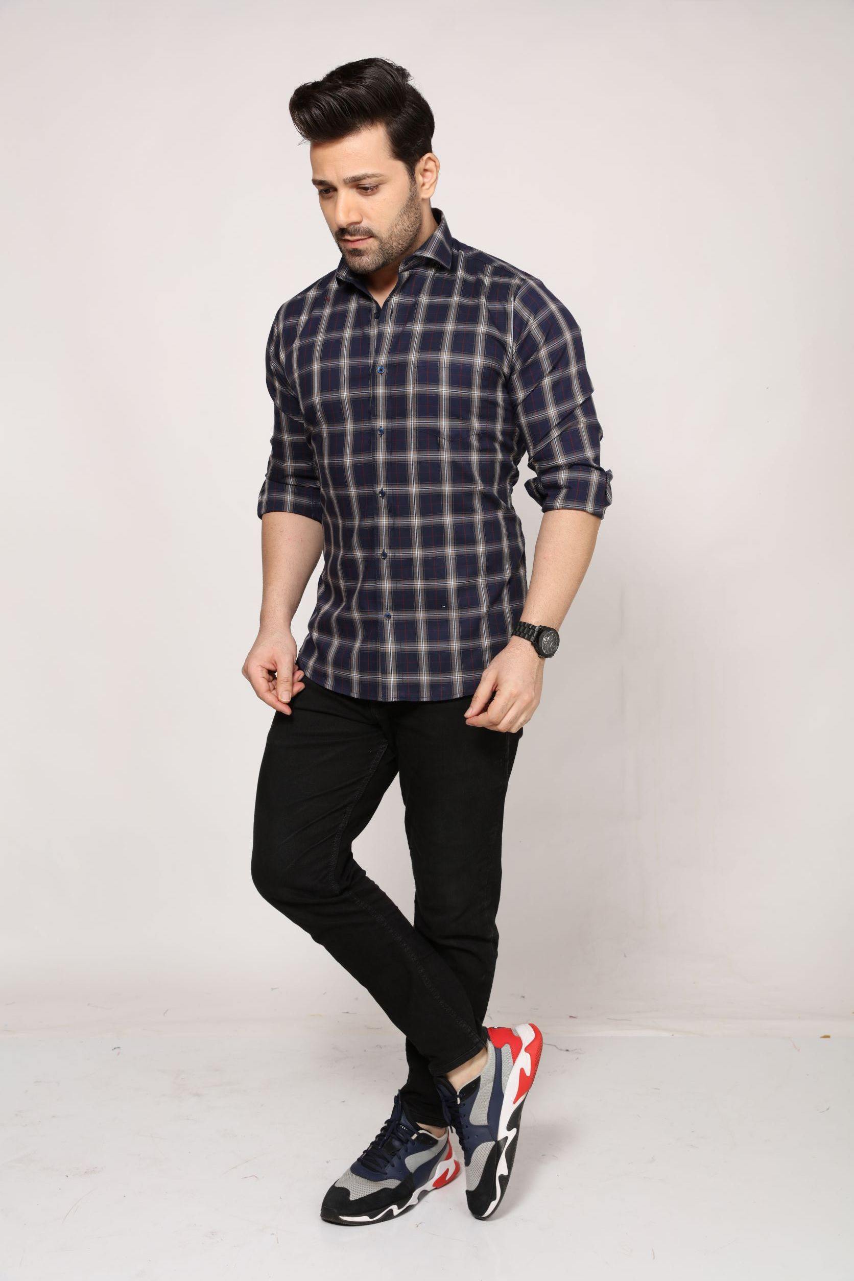 Chester - Checkered Slim fit Shirt - John Watson