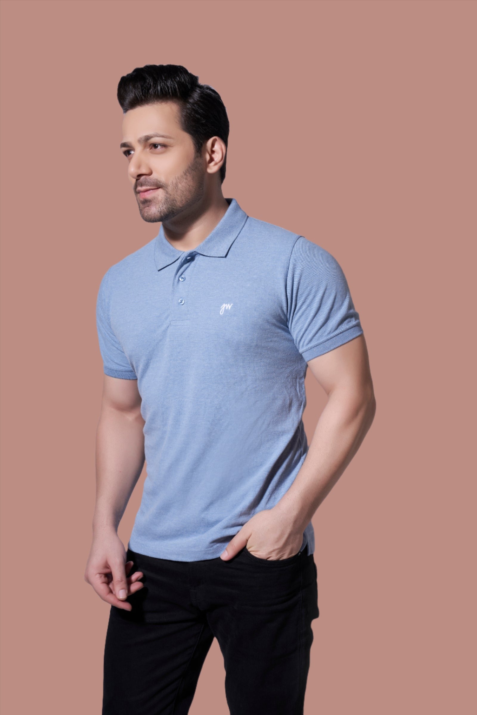 Blue - Polo Tshirt