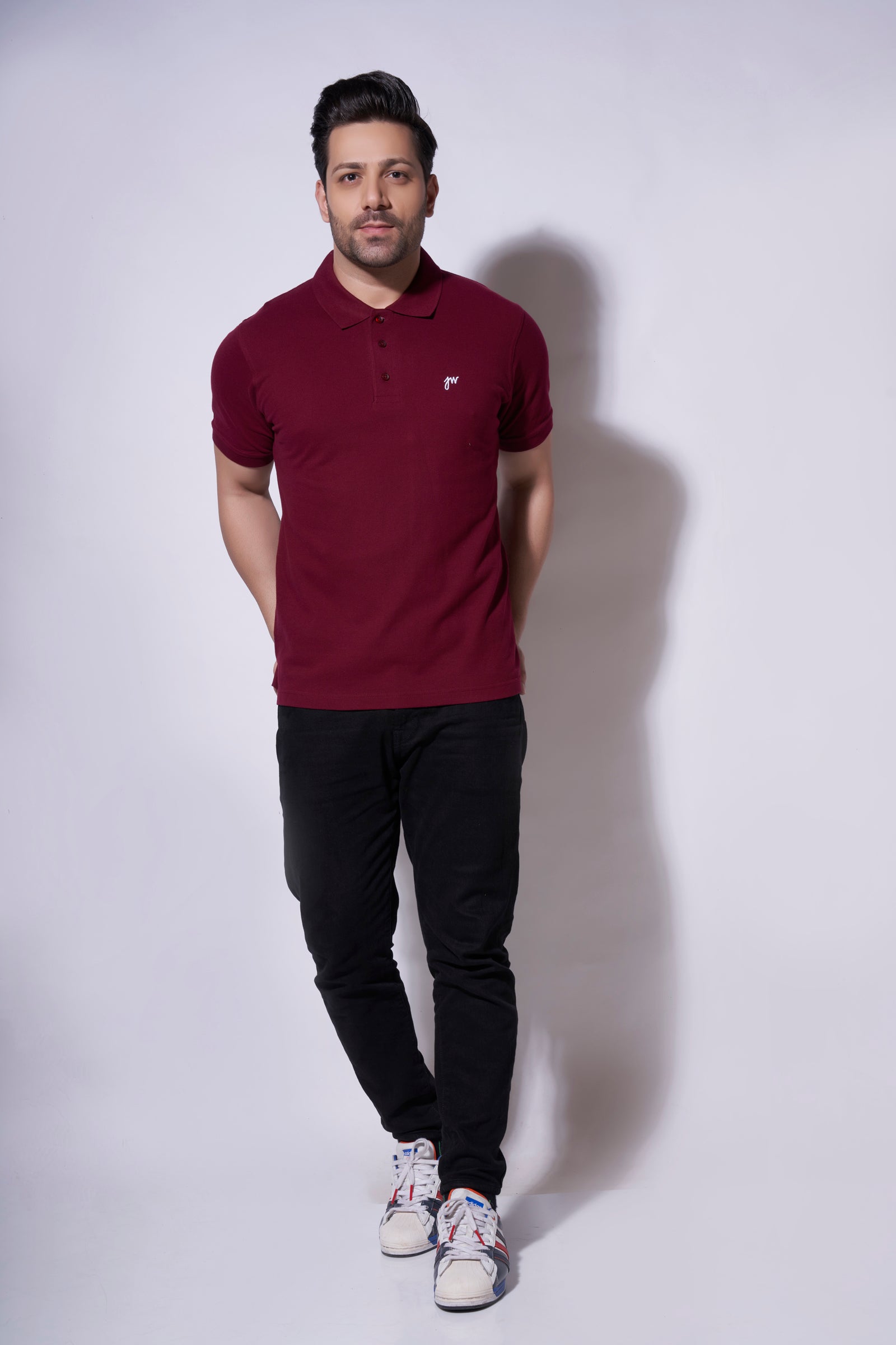 Maroon Collared Tshirt