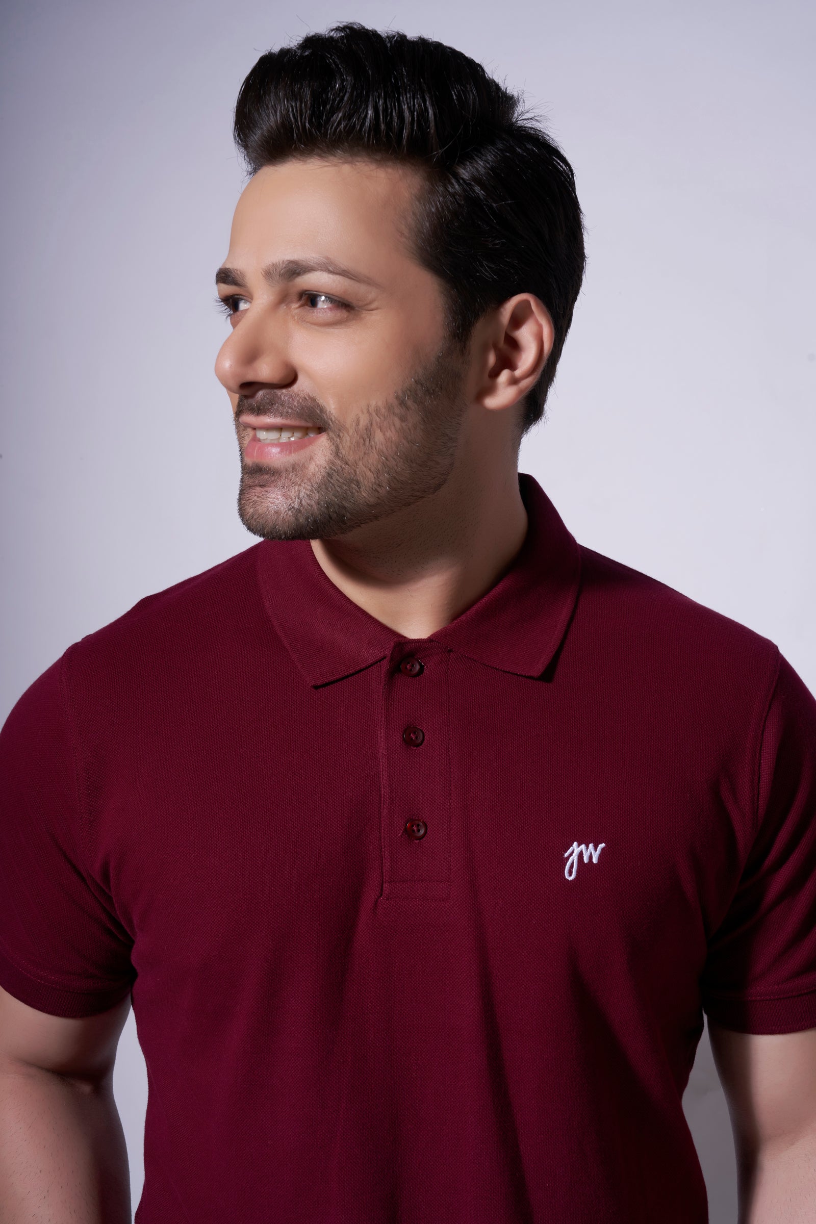 Maroon Collared Tshirt