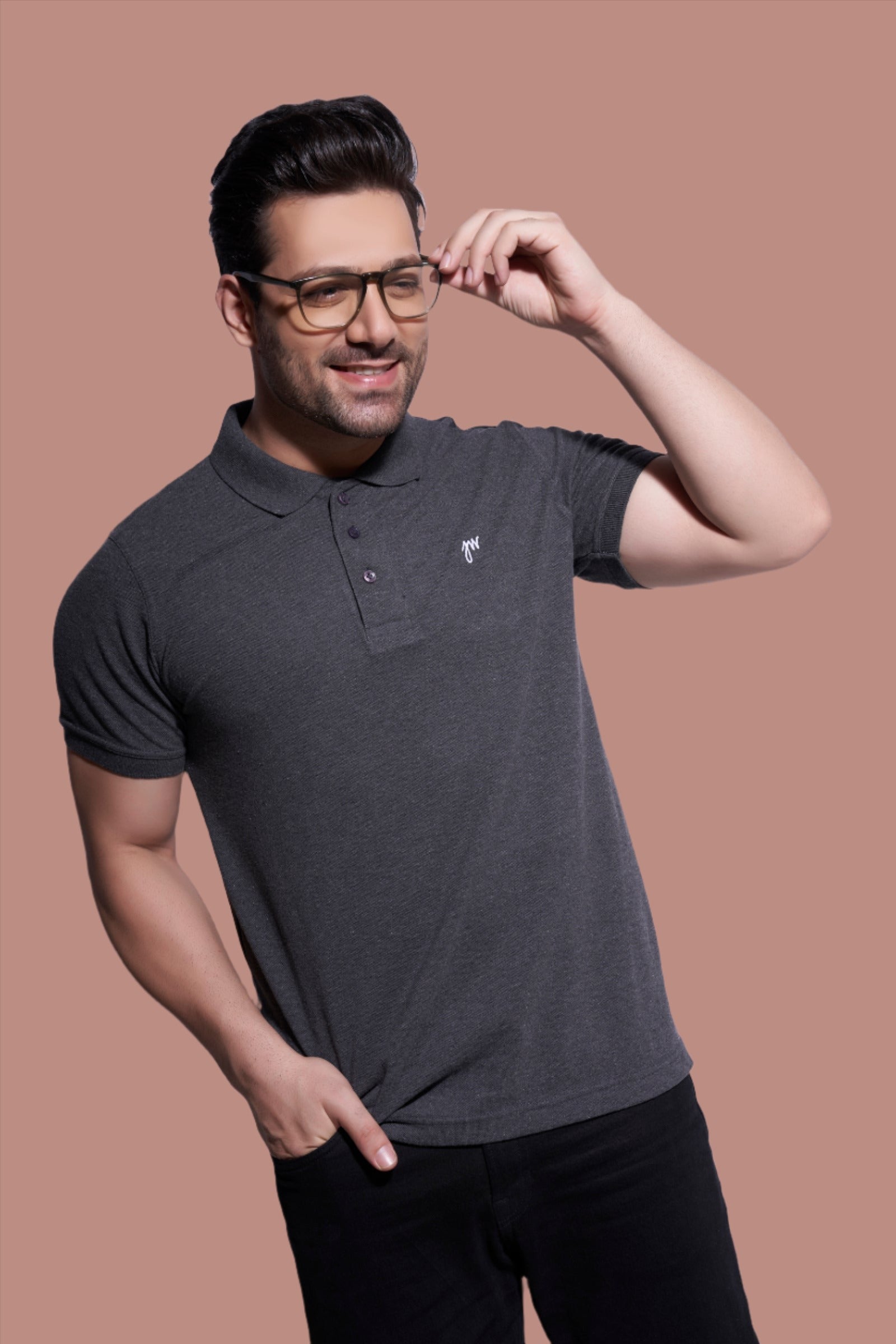 Grey - Polo Tshirt