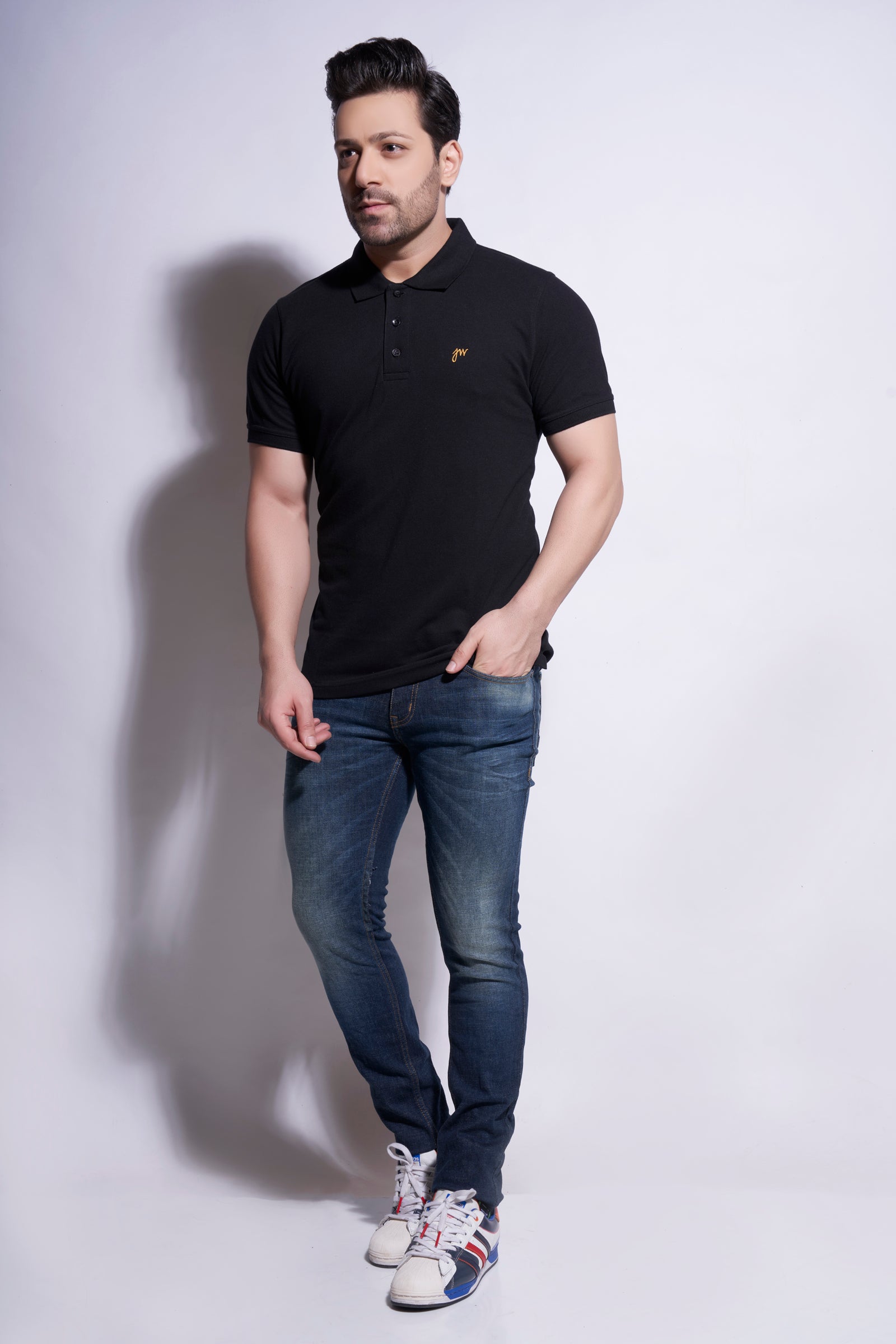 Matrix Black Polo Tshirt