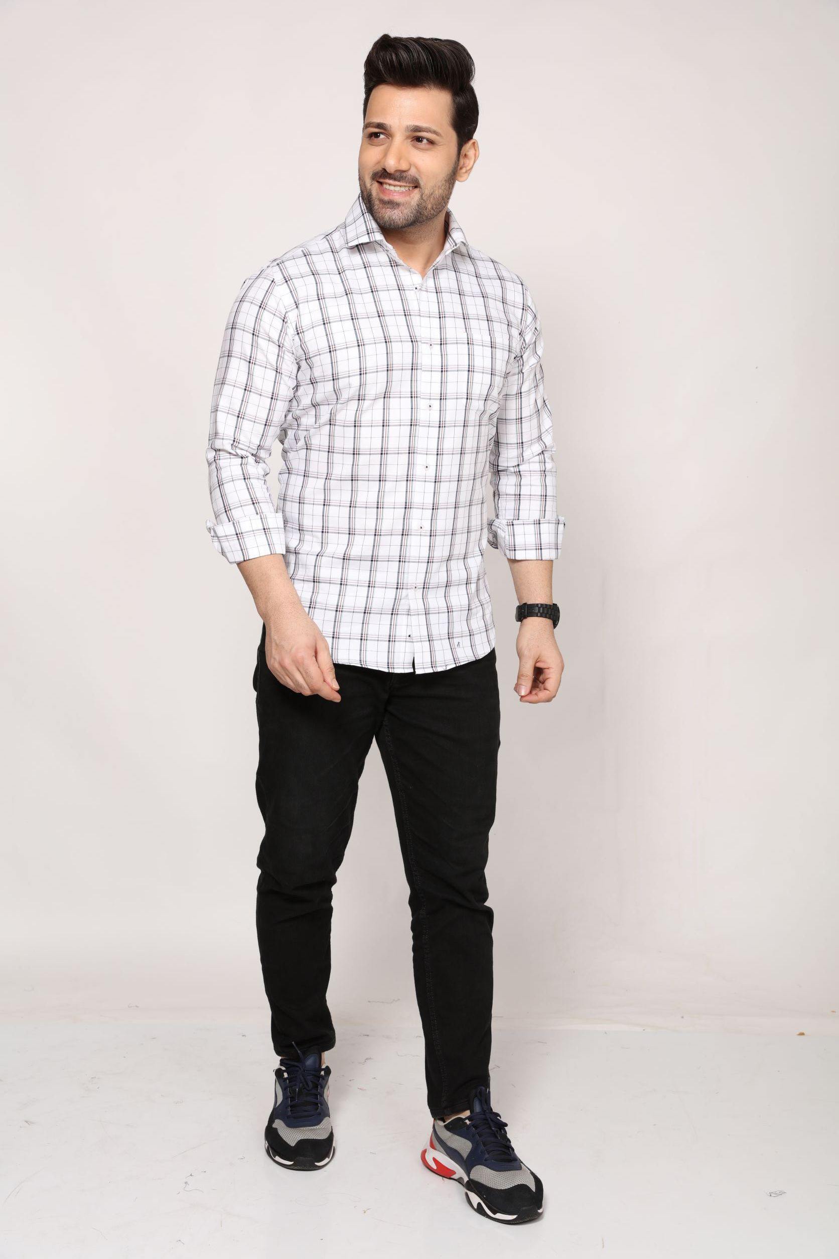 Dundee -  Checkered Slim fit shirt - John Watson