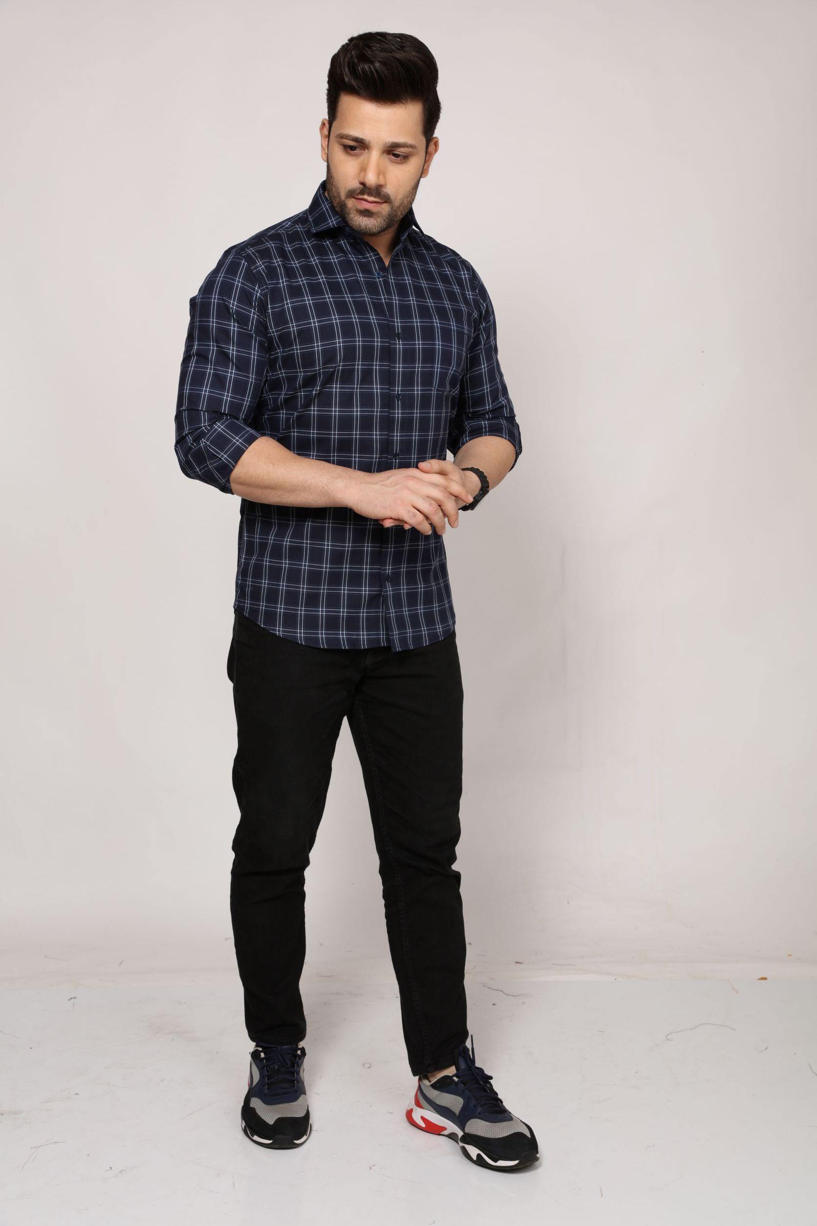 Durham - Checkered Slim fit Shirt - John Watson