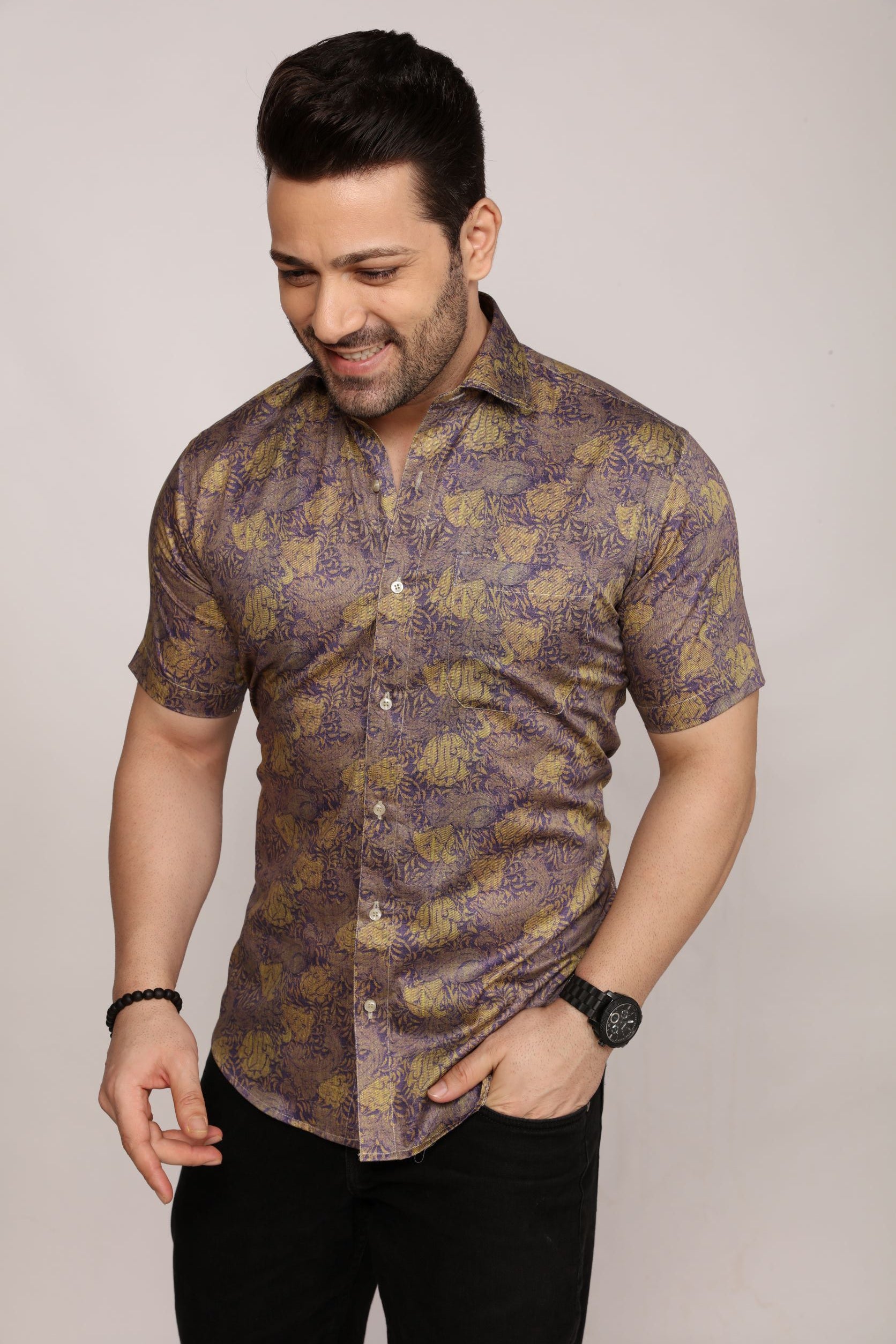 Durdle - Printed half sleeve shirt - John Watson