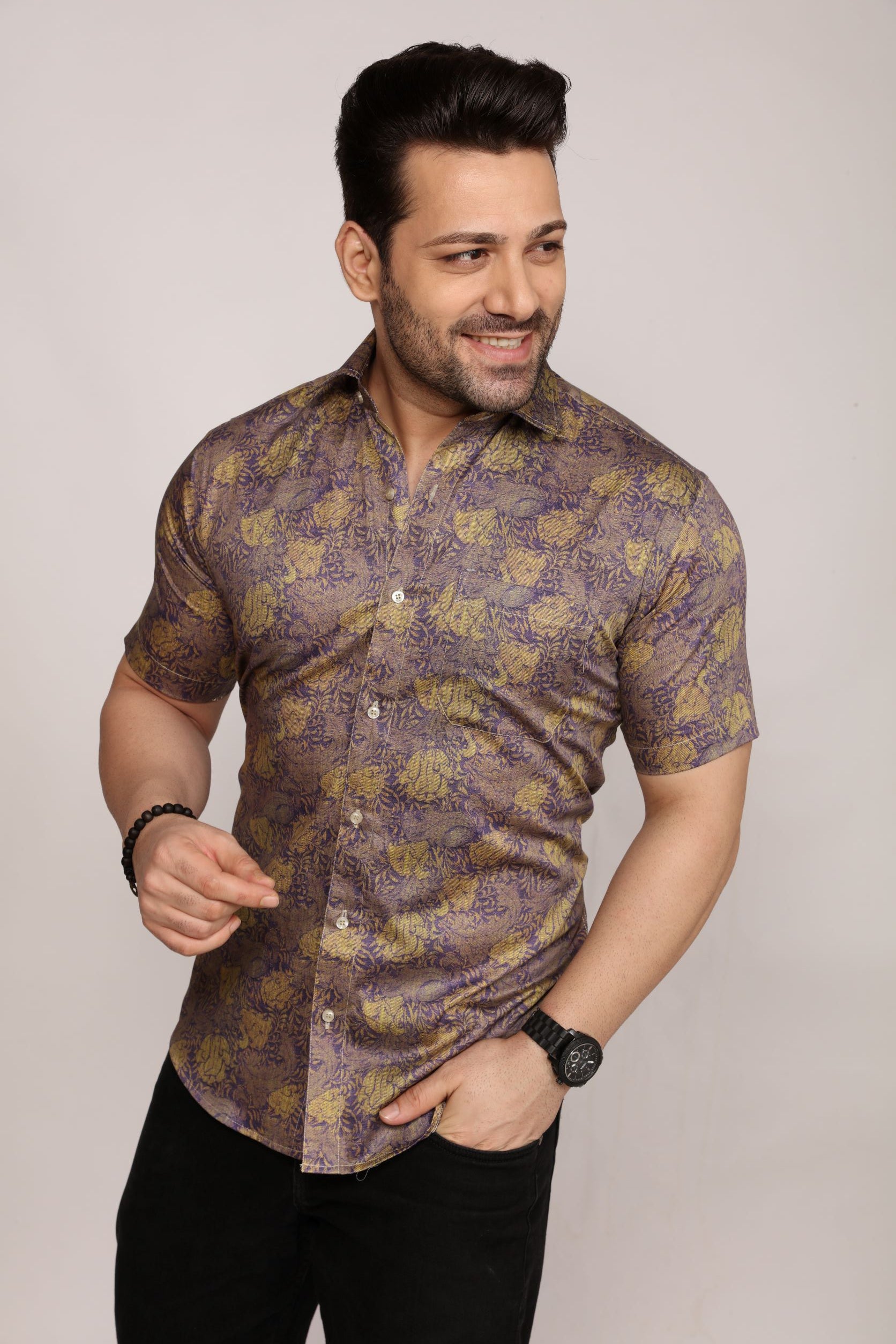 Durdle - Printed half sleeve shirt - John Watson