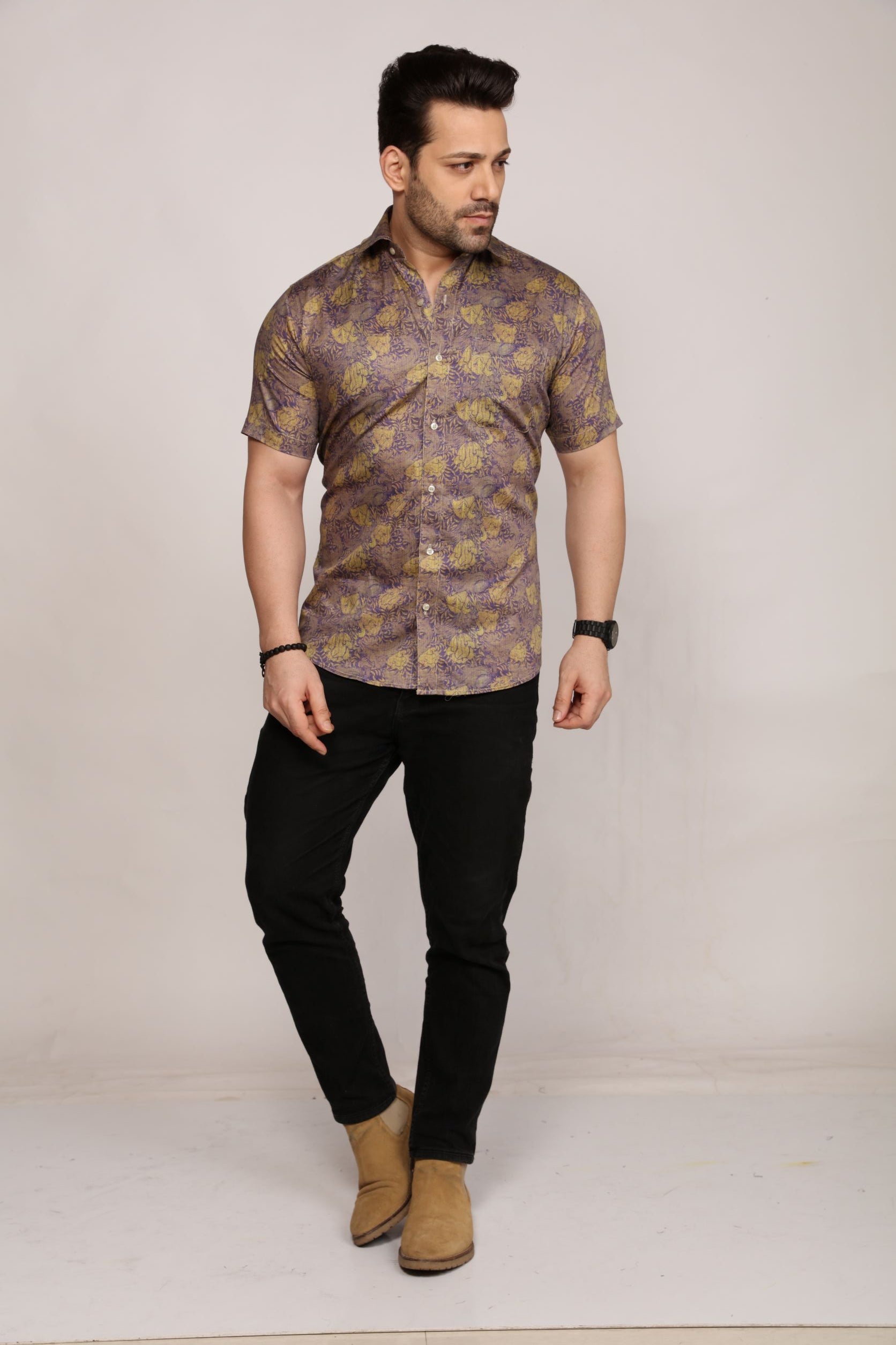 Durdle - Printed half sleeve shirt - John Watson