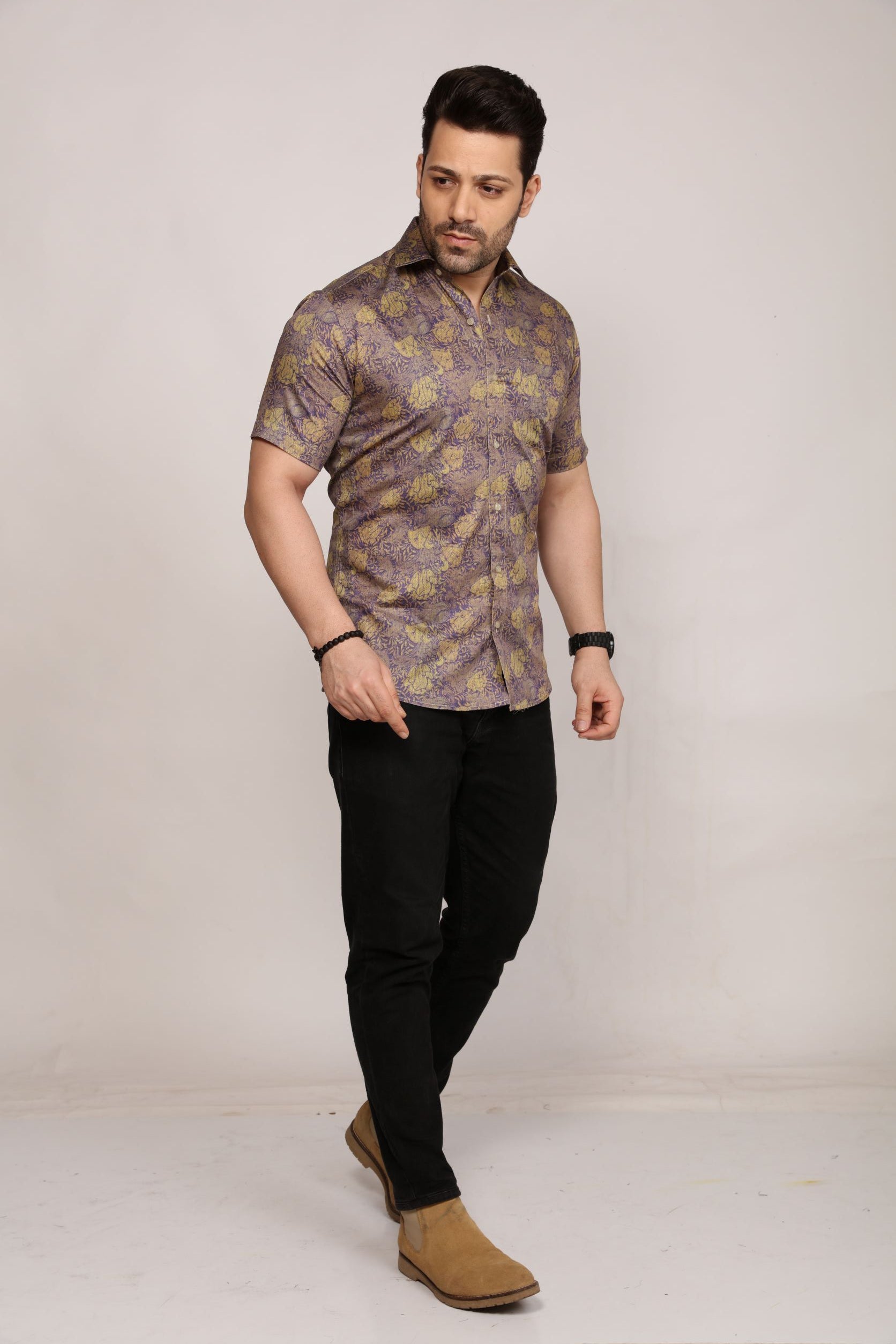 Durdle - Printed half sleeve shirt - John Watson