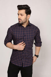 Edinburgh - Checkered slim Fit Shirt - John Watson