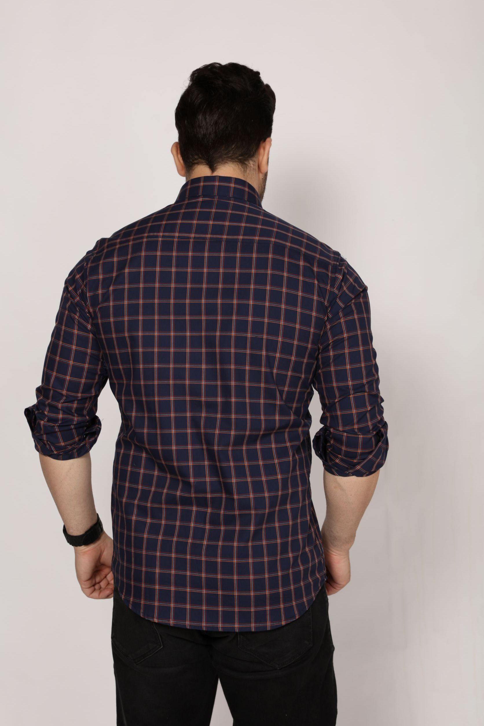 Edinburgh - Checkered slim Fit Shirt - John Watson