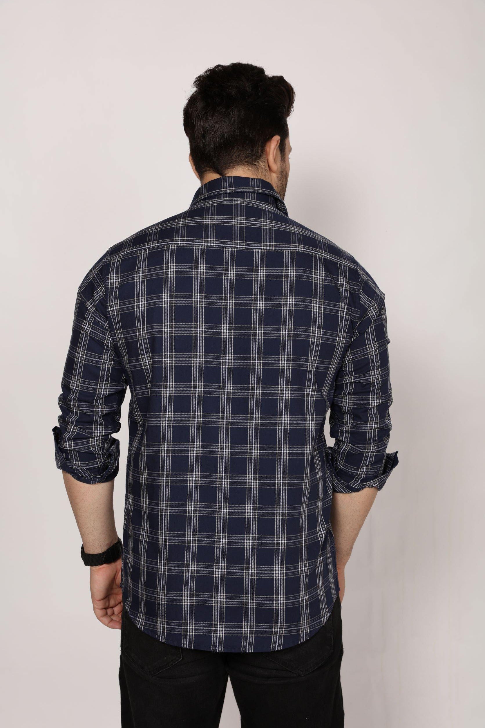 Glasgow - Checkered slim Fit shirt - John Watson
