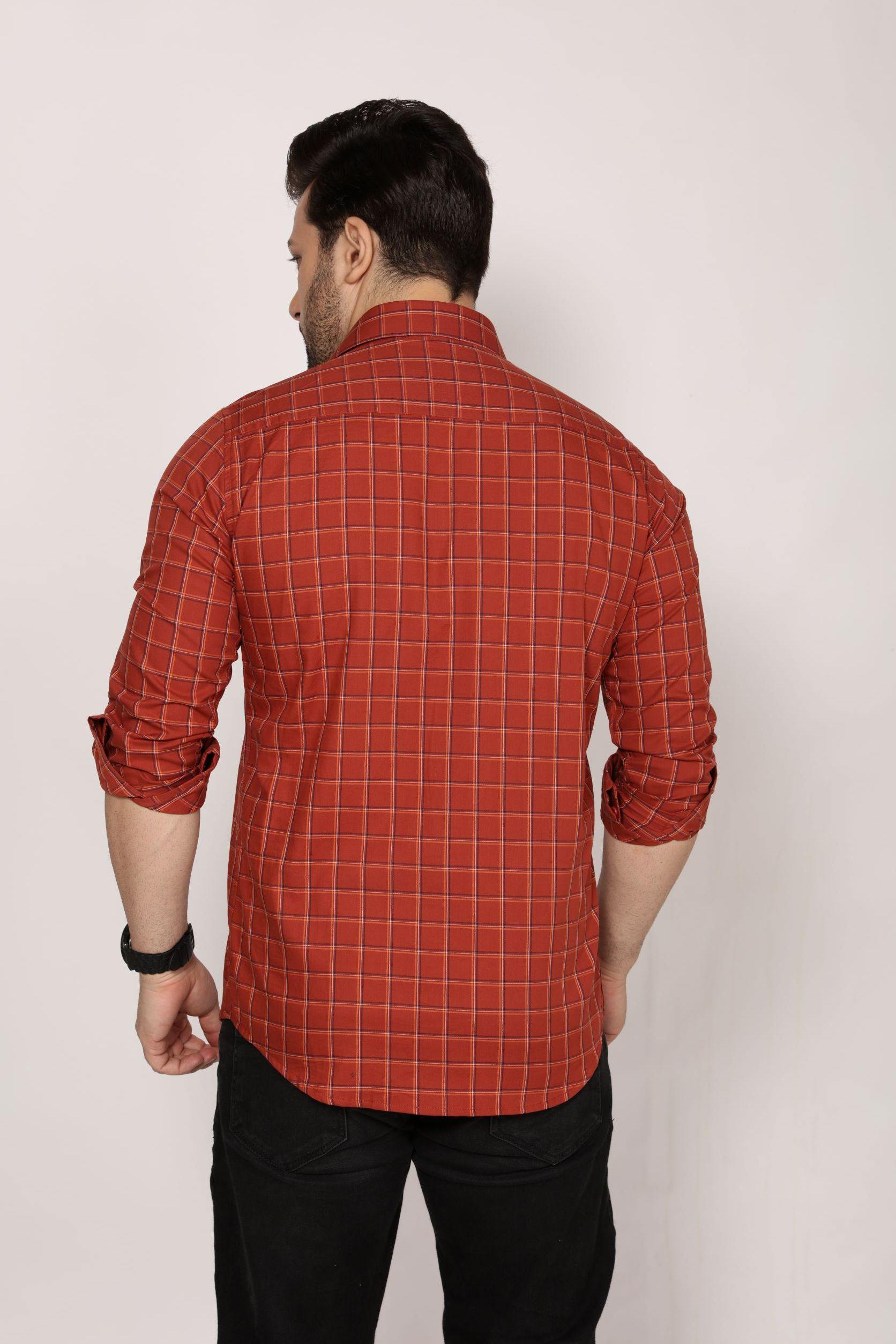 Leeds - Checkered Slim fit Shirt - John Watson