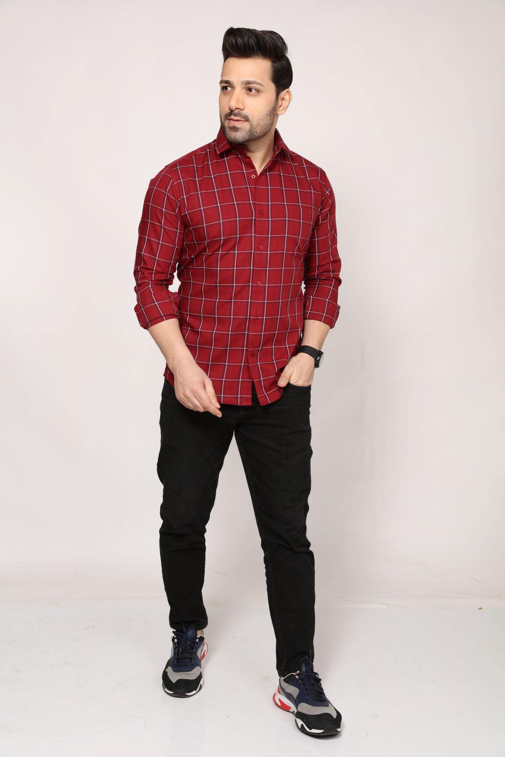 Lisburn - Checkered Slim fit Shirt - John Watson