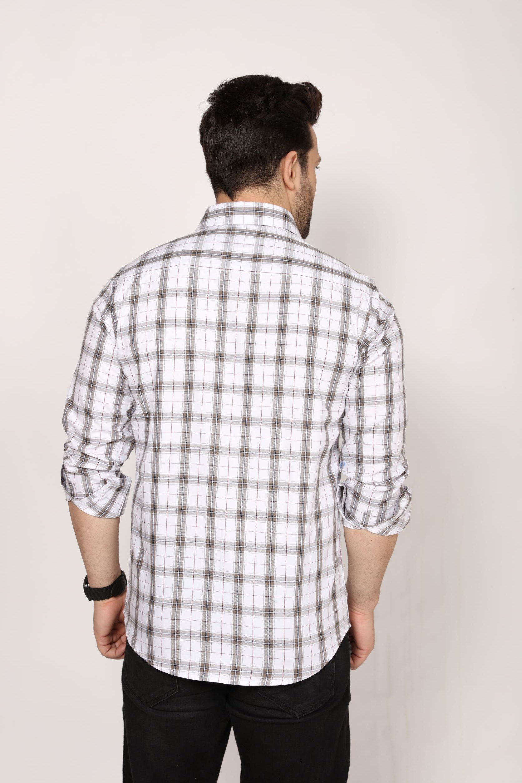 Nottingham - Checkered Slim Fit shirt - John Watson