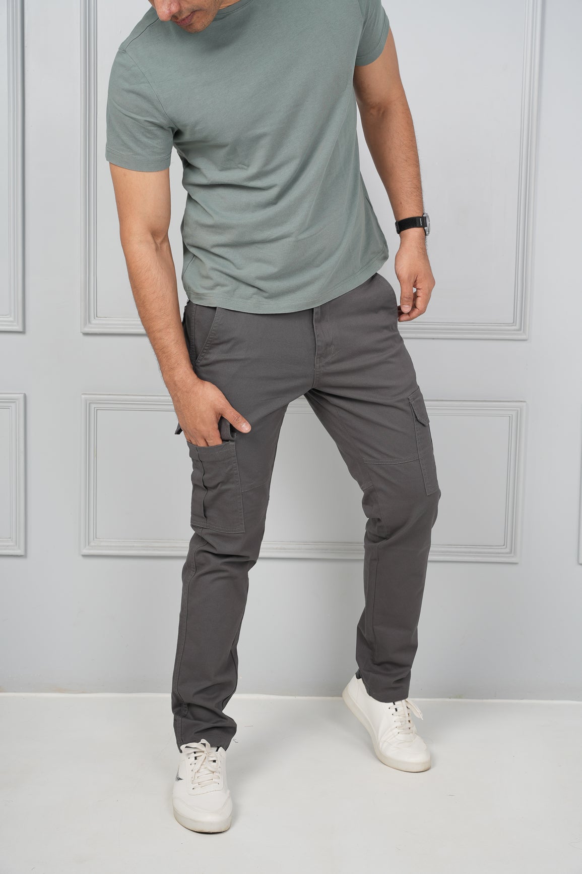 Essentials Cargo Pants - Grey