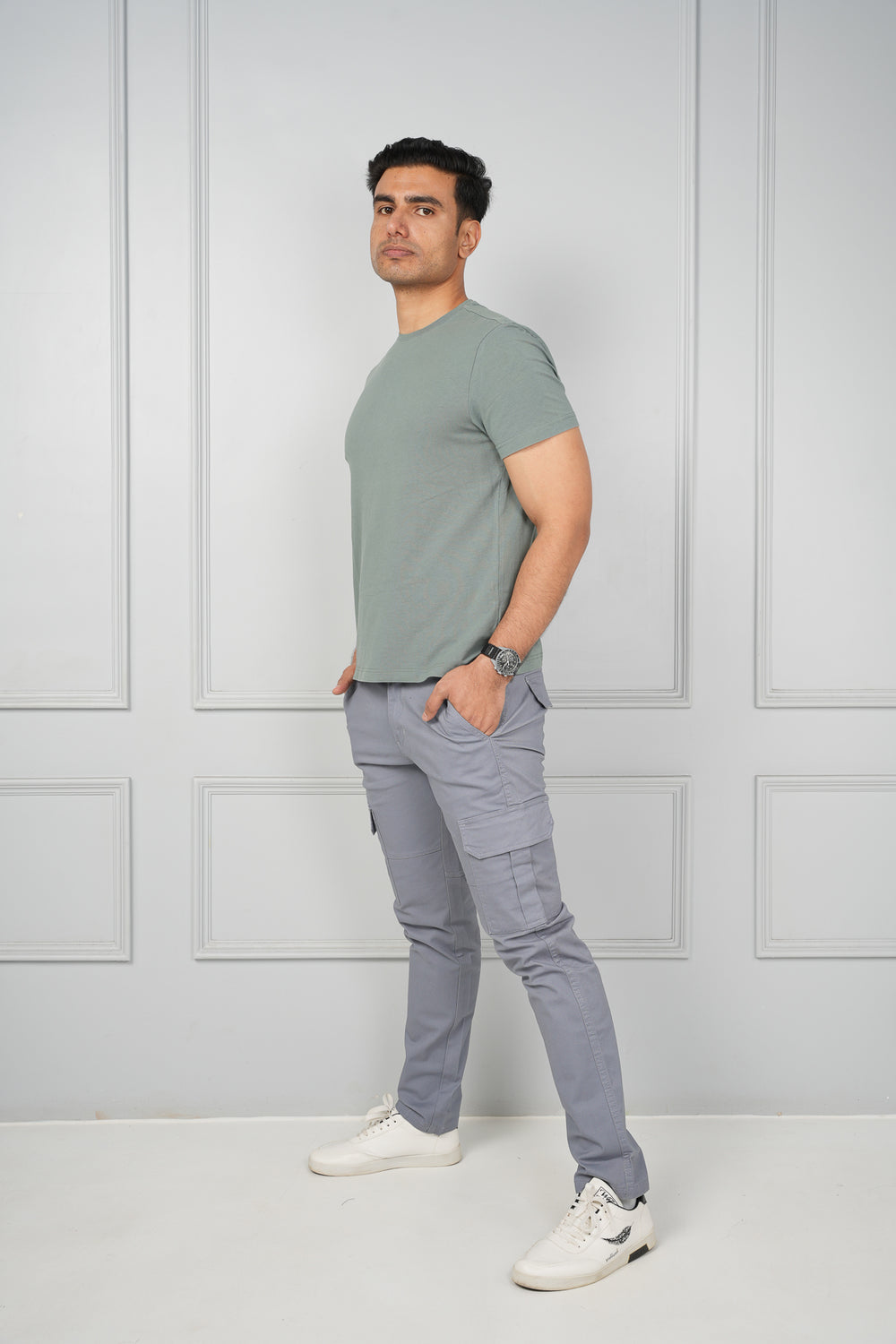 Essentials Cargo Pants Blue