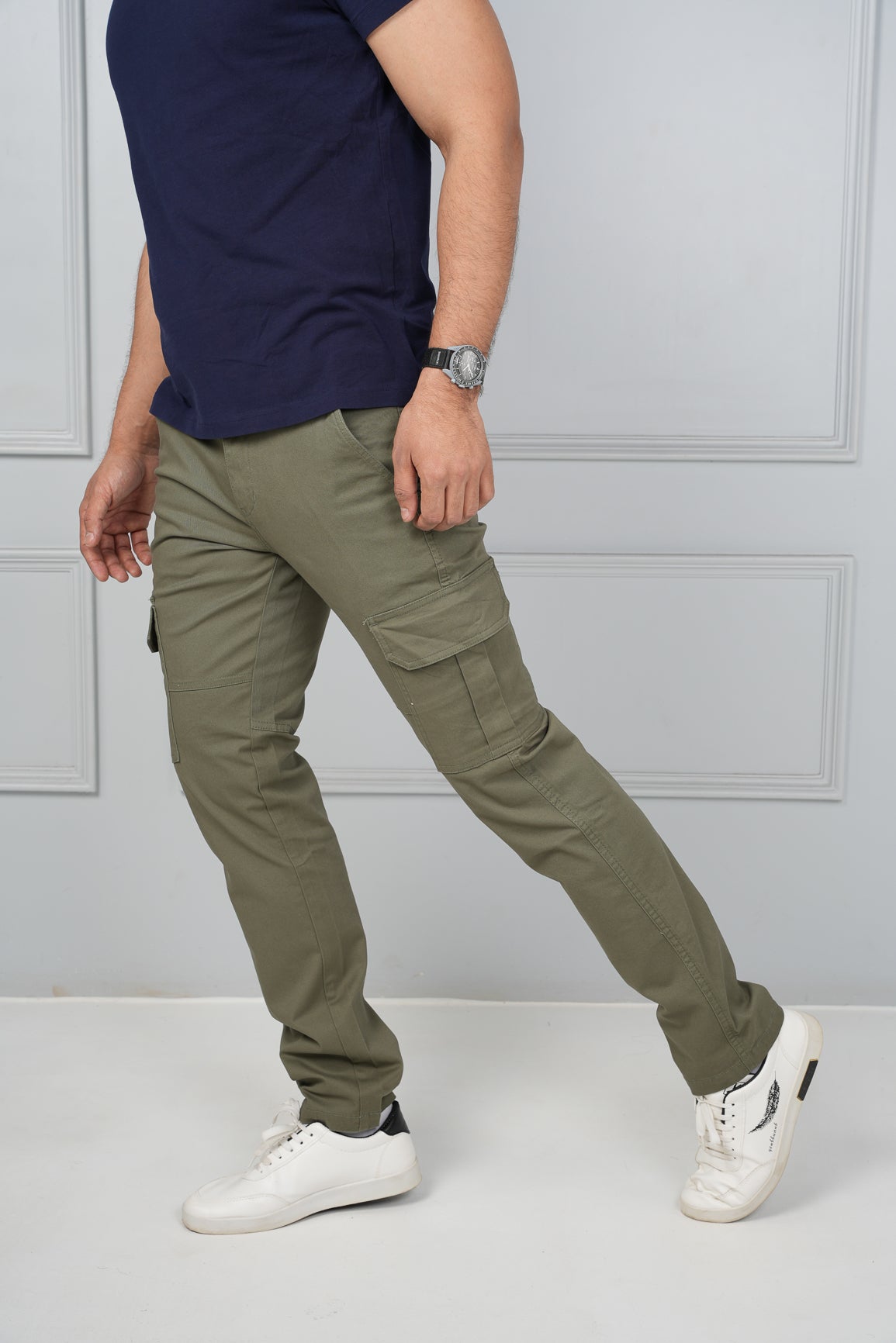 Essentials Cargo Pants - Military Green