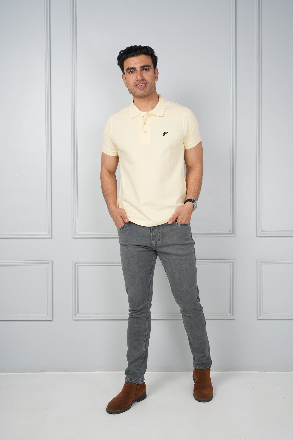 Wane - Slim fit Jeans -Grey