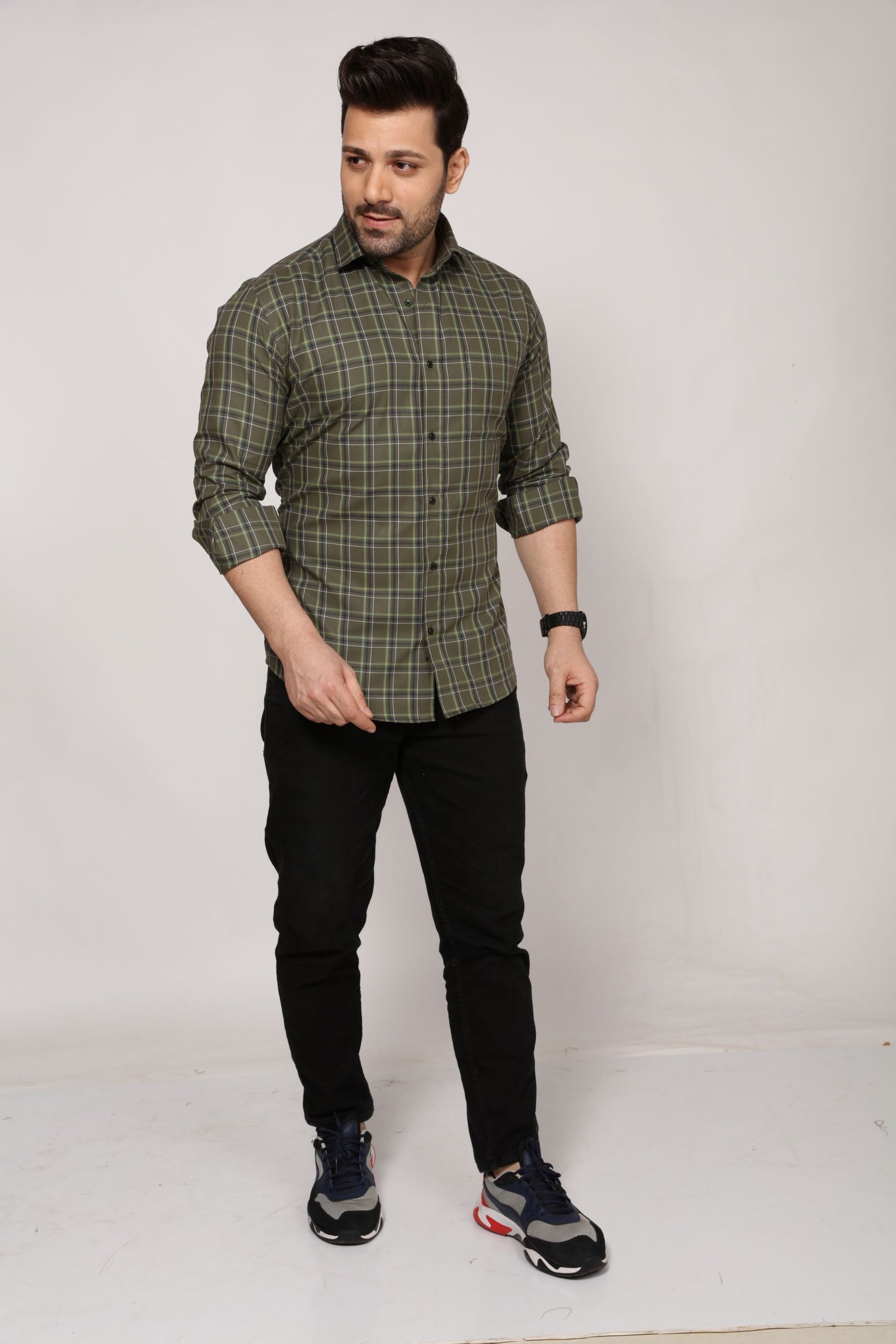 Southampton - Checkered Slim fit shirt - John Watson