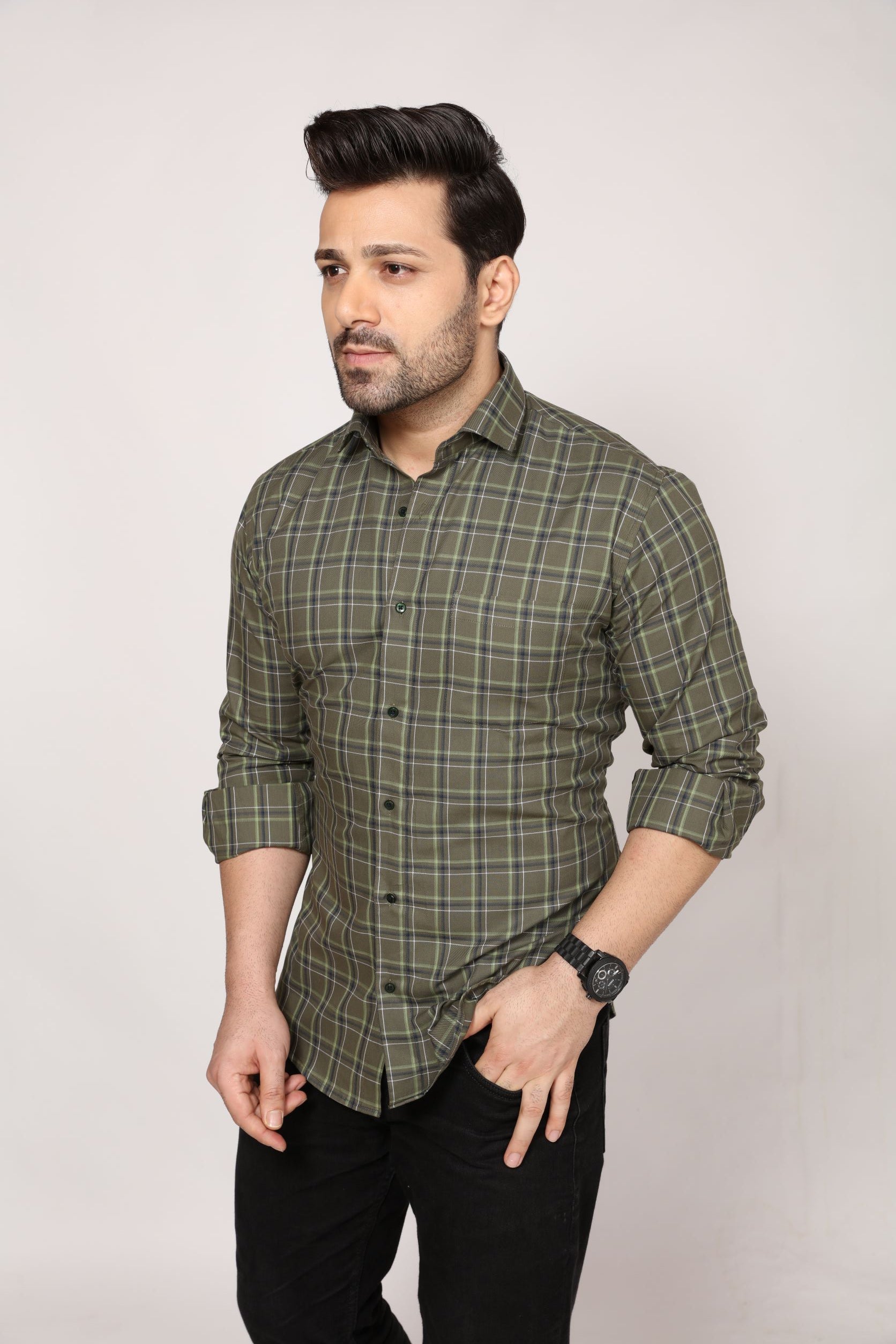 Southampton - Checkered Slim fit shirt - John Watson