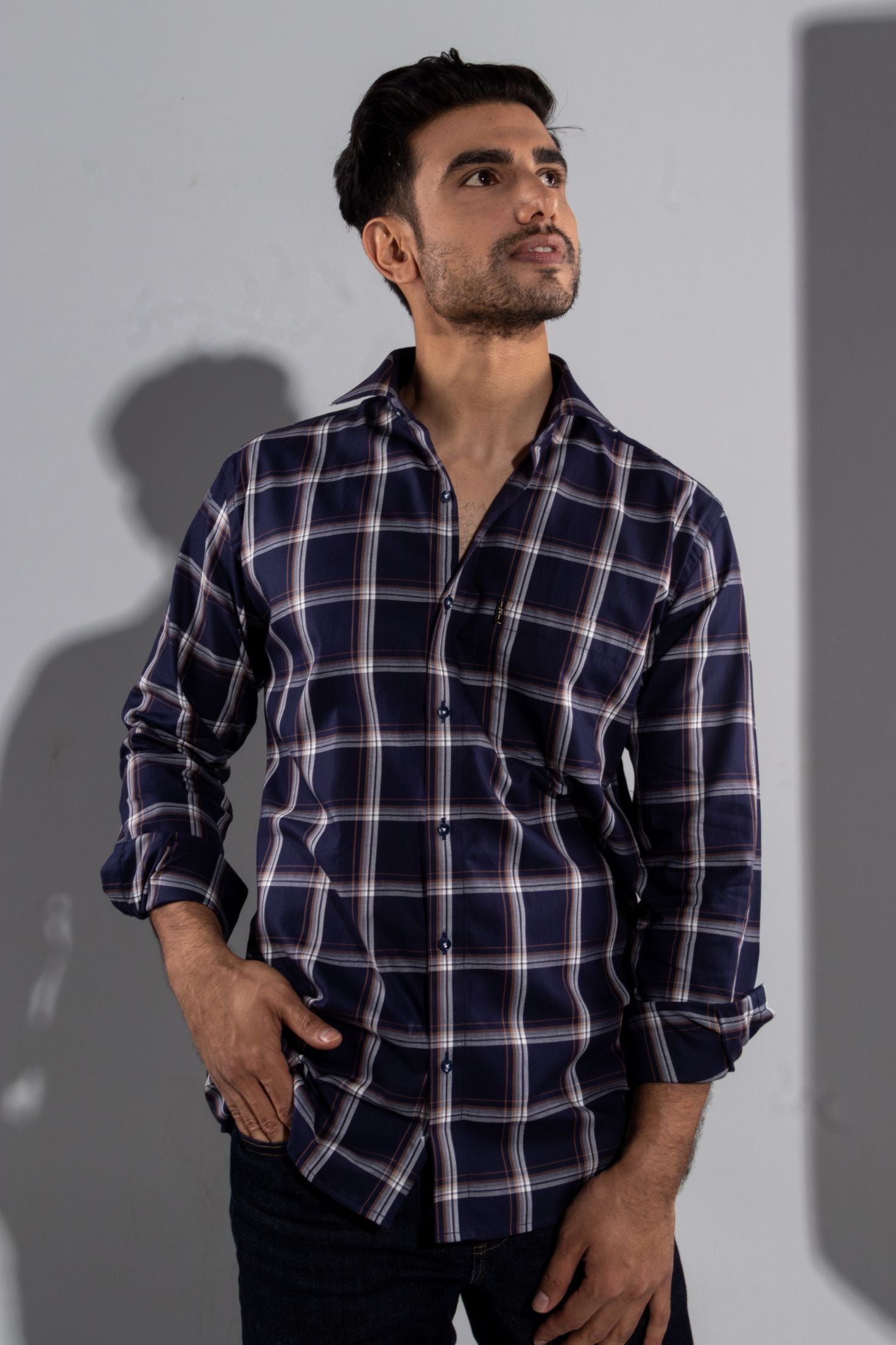 Visceron - Slim Fit Checkered Shirt - John Watson