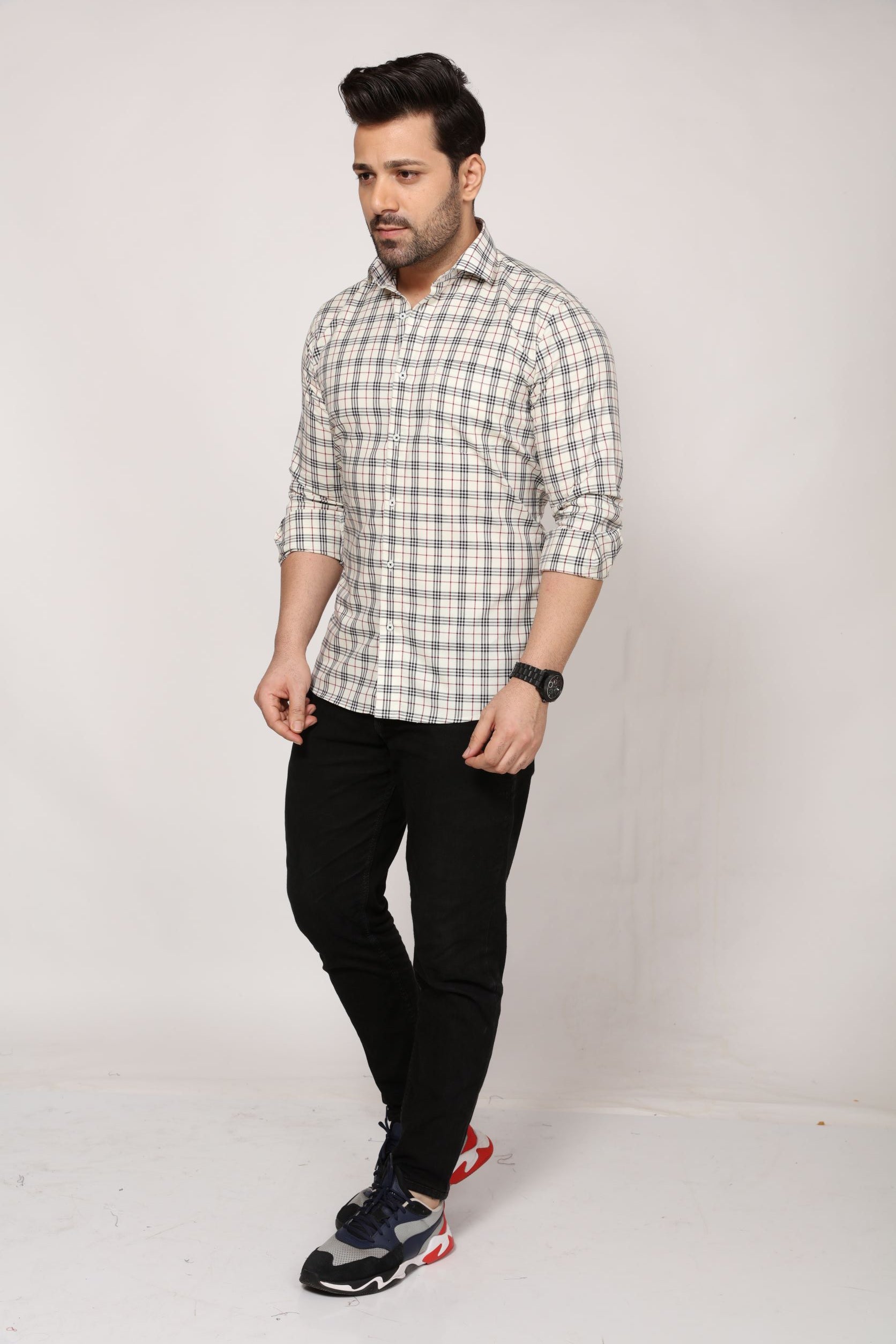 Wakefield - Checkered Slim fit shirt - John Watson