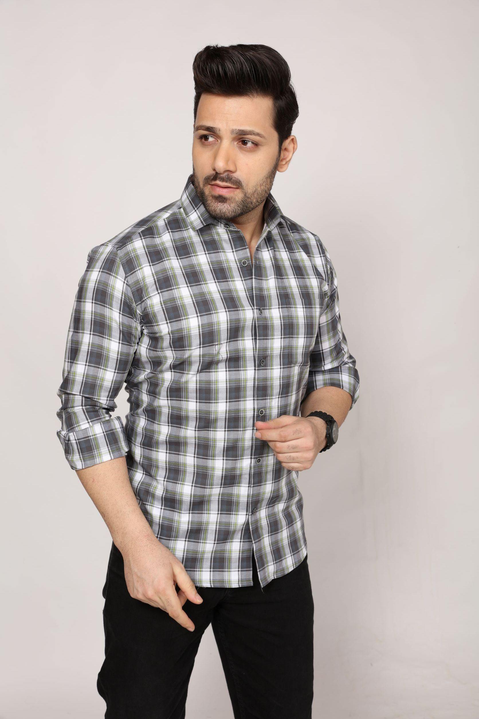 Bristol - Checkered Slim fit shirt - John Watson