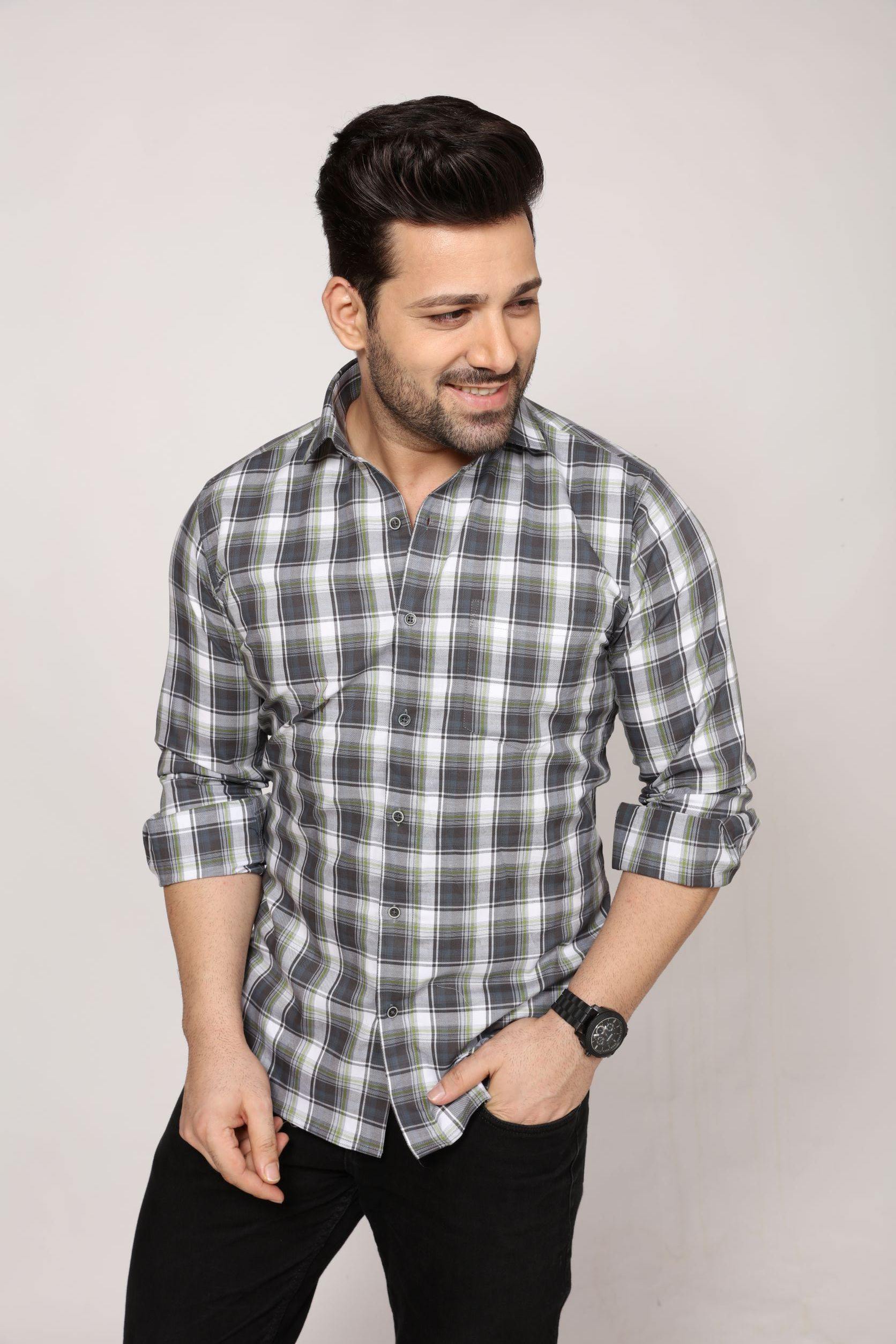 Bristol - Checkered Slim fit shirt - John Watson