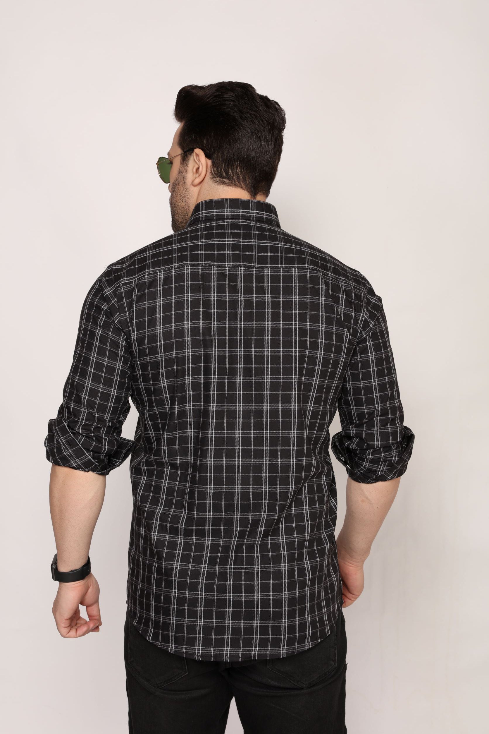 Hereford - Checkered slim fit shirt - John Watson