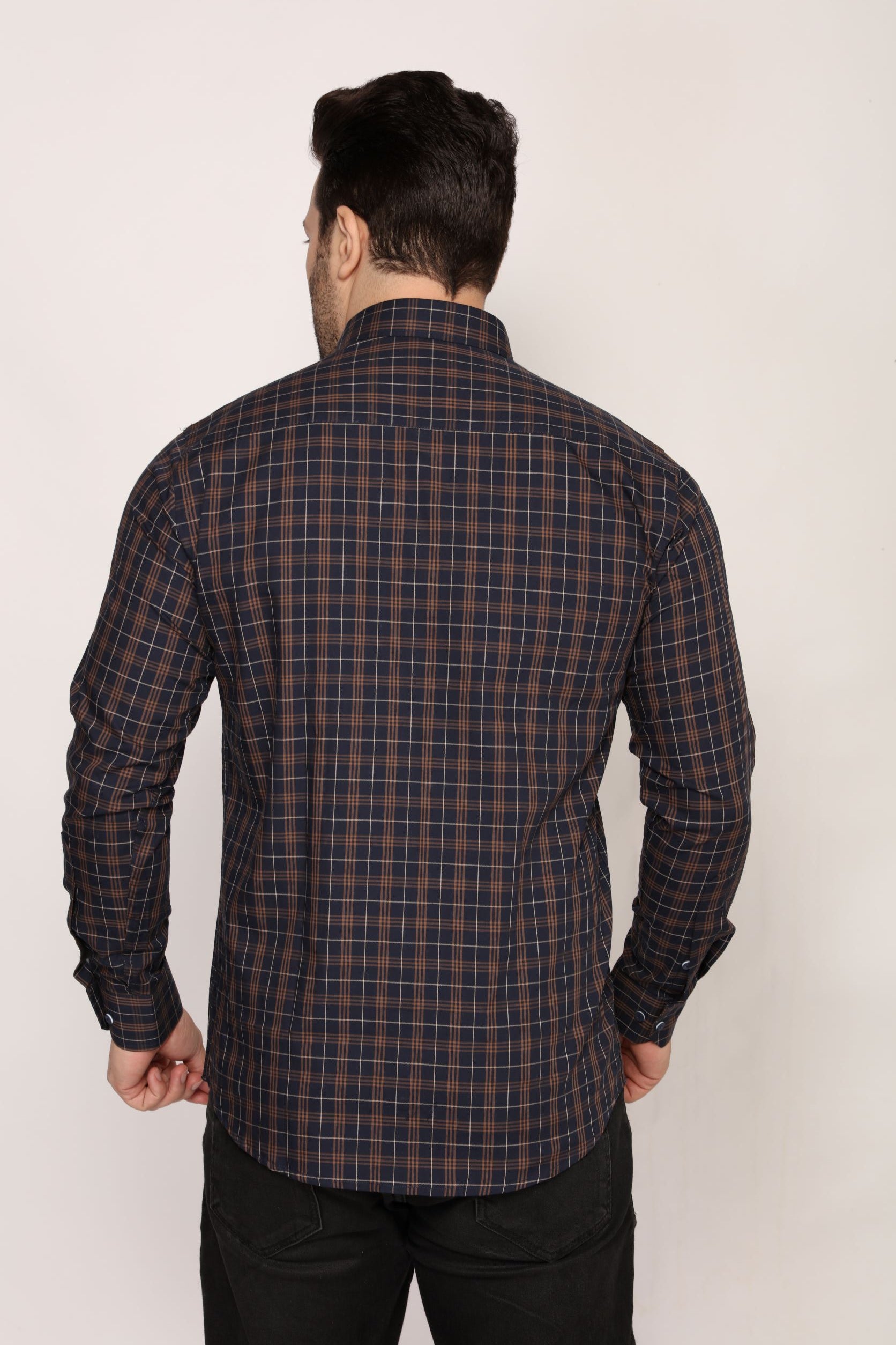 Kingston - Checkered slim fit shirt - John Watson